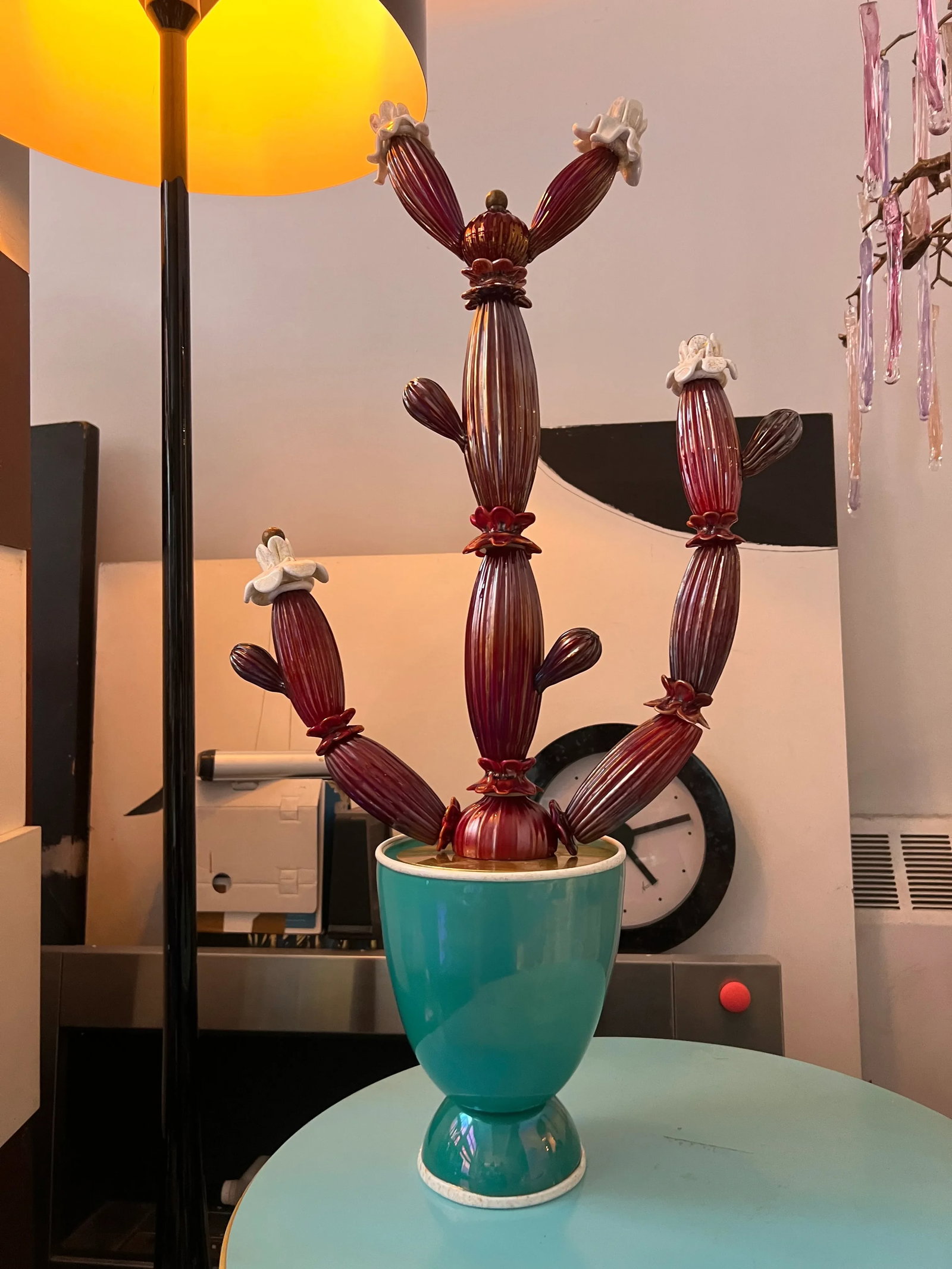 Napoleone Martinuzzi for Venini Red Cactus Succulent Sculpture, Signed, 1929 - 3