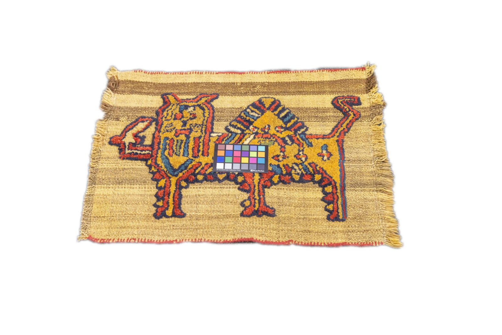 Antique Handwoven Gabbeh Palas Rug Textile Art 2'1" X 2'7" - 3