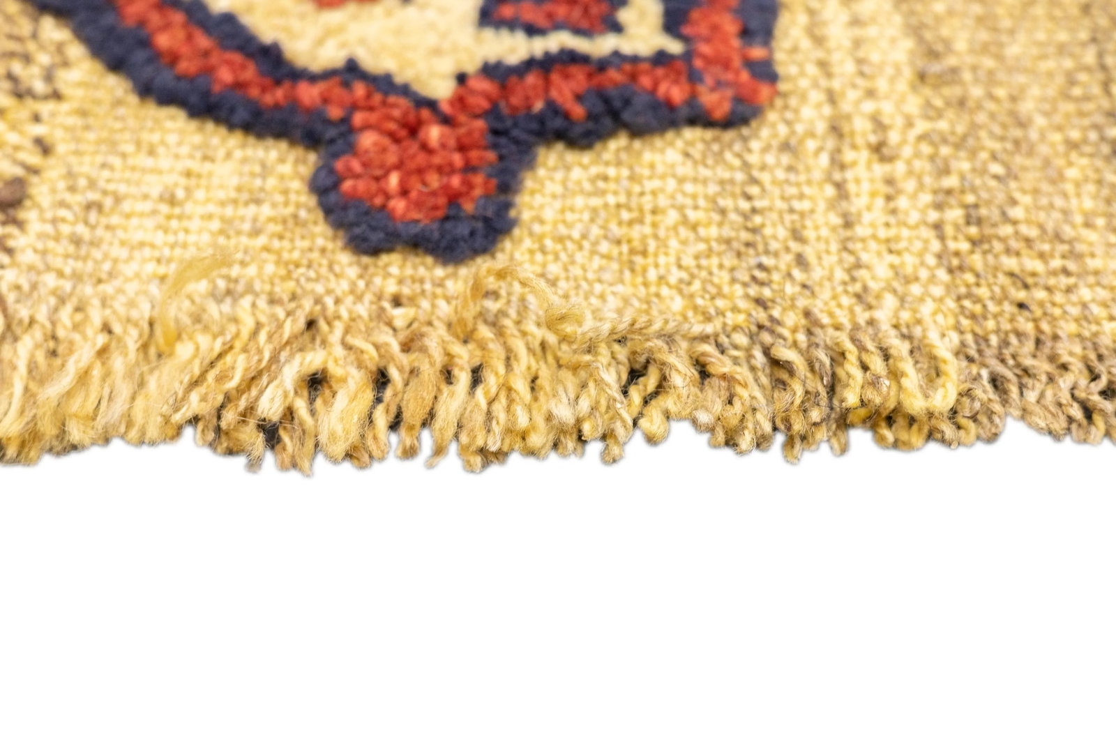 Antique Handwoven Gabbeh Palas Rug Textile Art 2'1" X 2'7" - 4