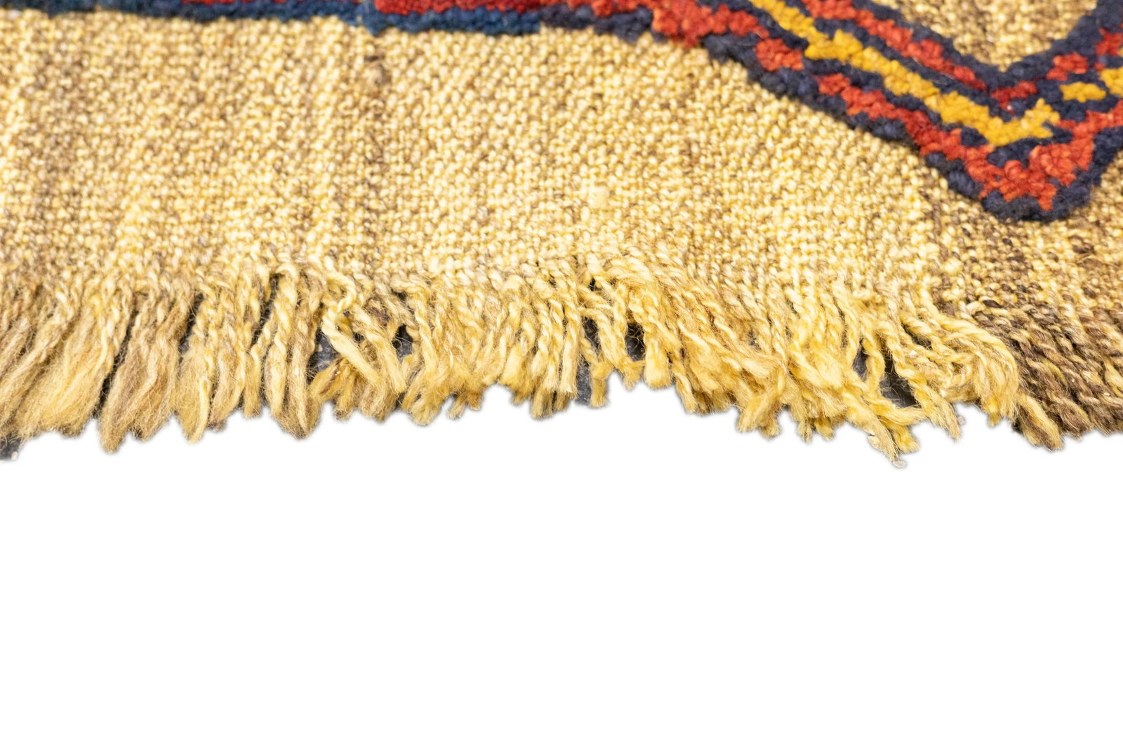 Antique Handwoven Gabbeh Palas Rug Textile Art 2'1" X 2'7" - 8