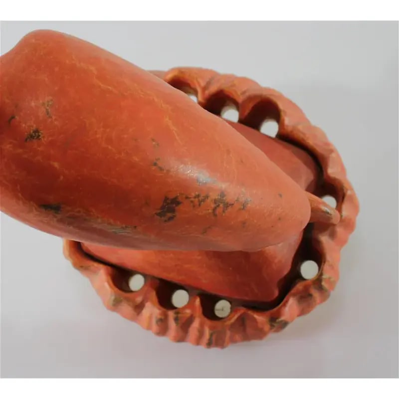 Waylande Gregory for Cowan Pottery Coral Flamingo Centerpiece Planter Set 1929 - 4