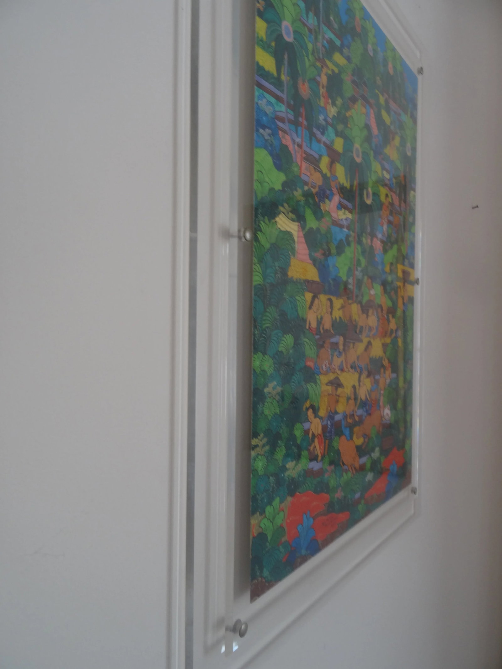 20th Century Original Balinese Painting on Canvas - 2