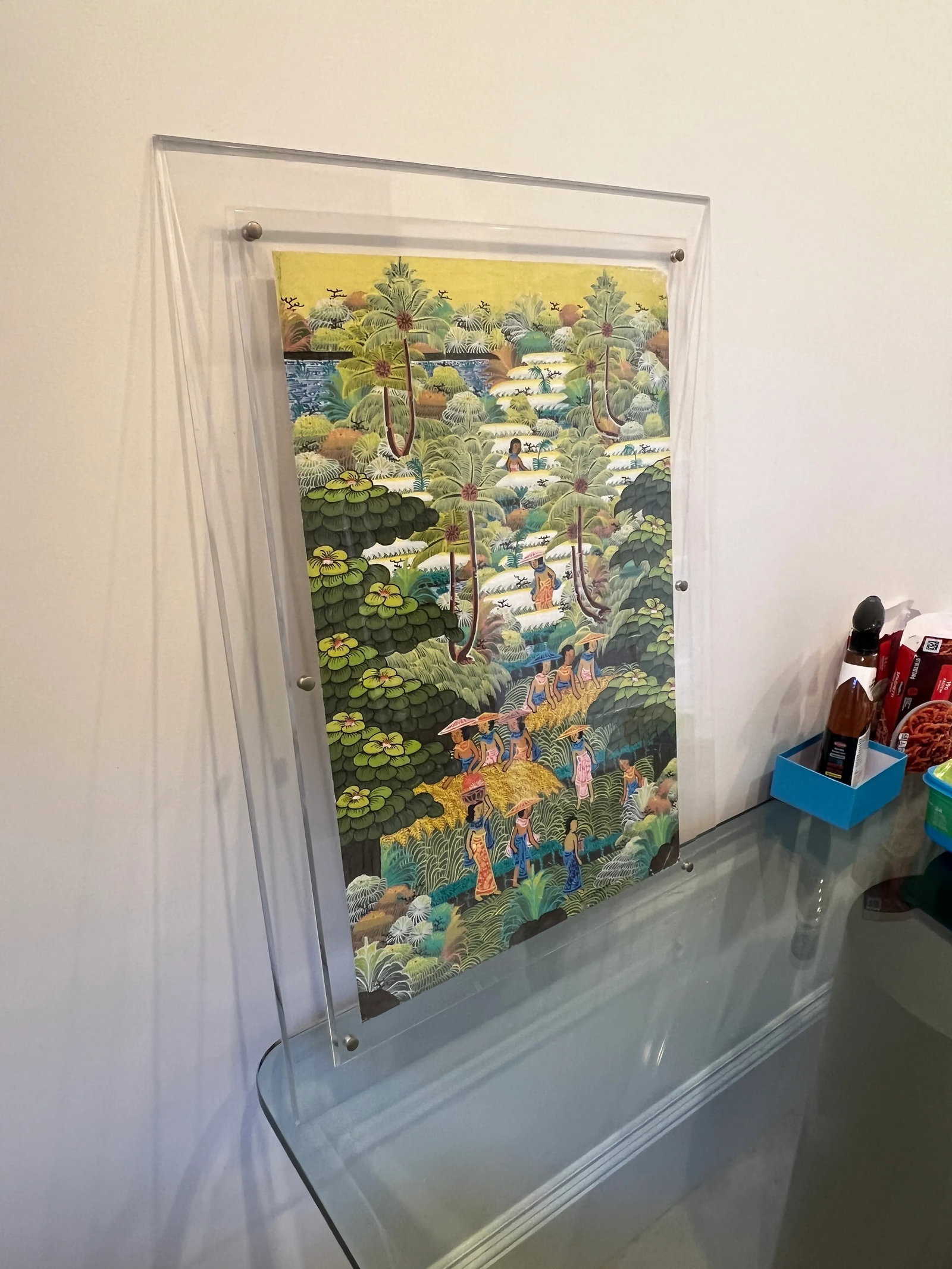 20th Century Original Balinese Painting on Canvas - 2