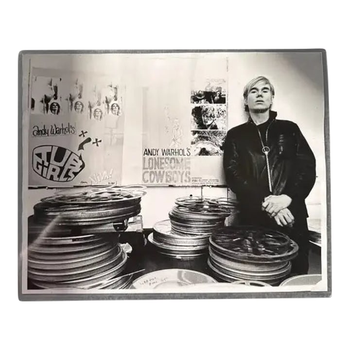 Jack Mitchell, Andy Warhol as Filmmaker, Black and White Photograph, 1968 - 2