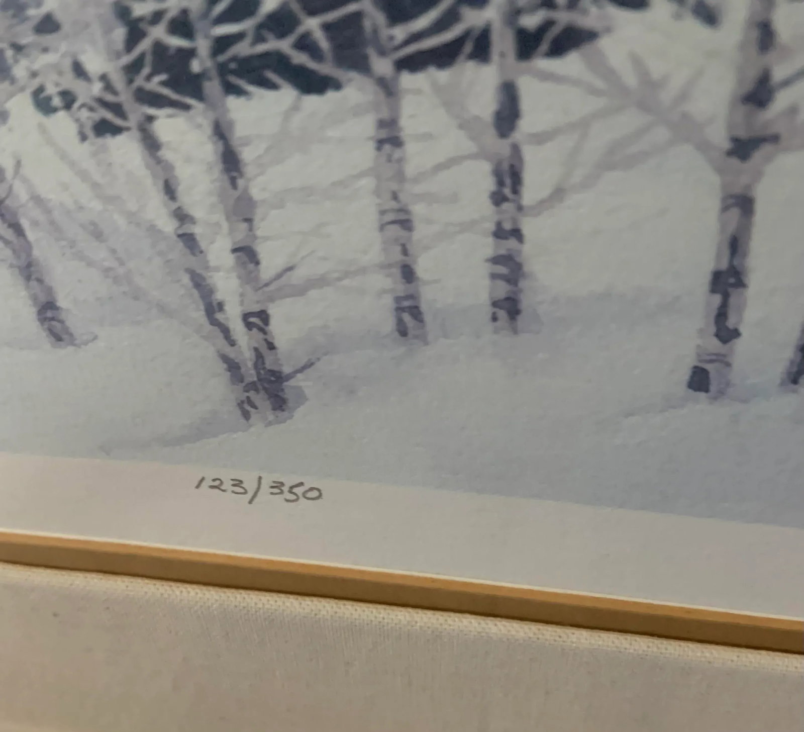 1981 Limited Edition Mountain Print by Marjolaine Renfro (Idaho Artist) - 4