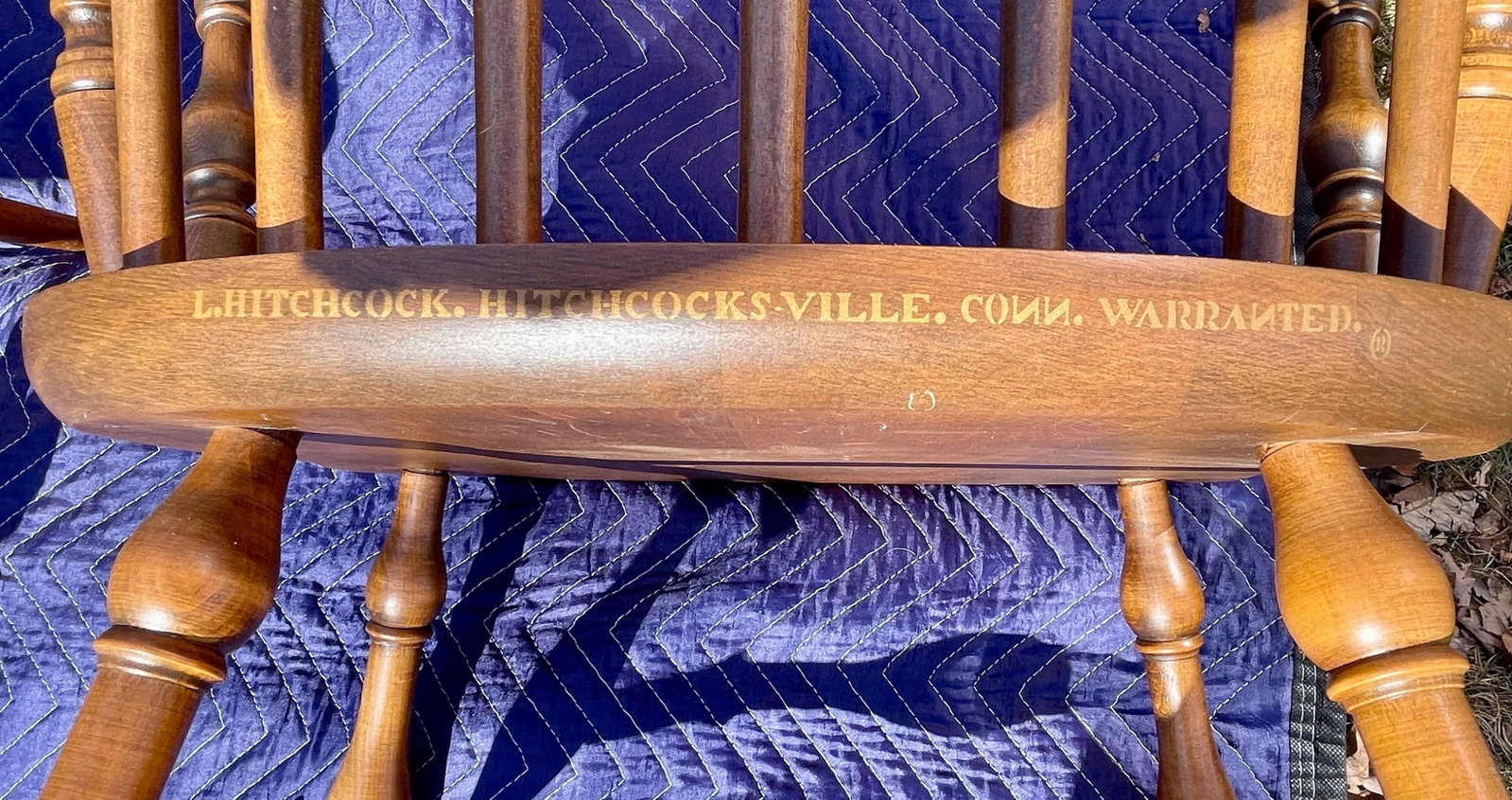 Late 20th Century L. Hitchcock Fan Back Windsor Dining Chairs Set of 6 - 8