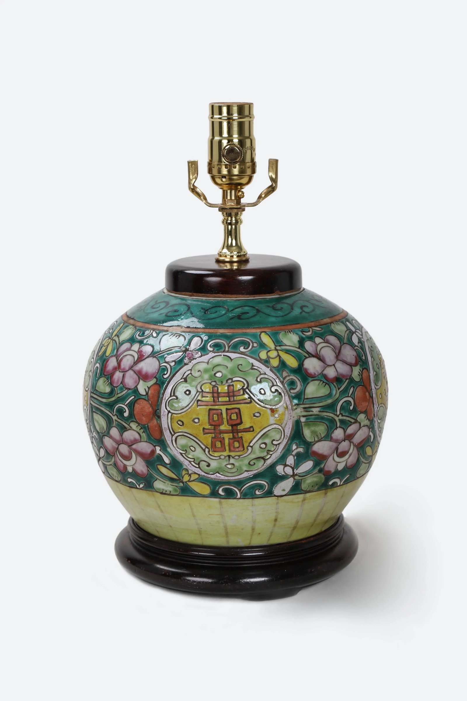 19th Century Antique Asian Porcelain Lamp - 2