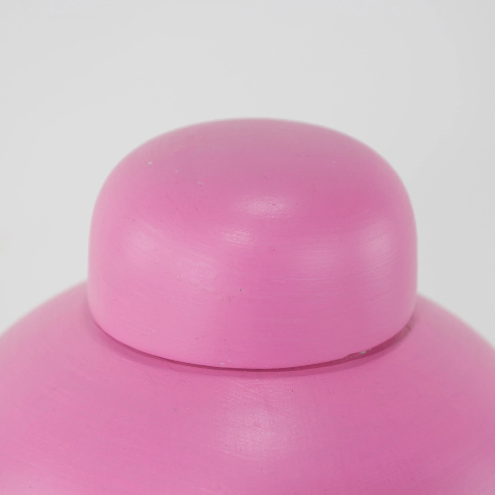 Pair of Soft Pink Matte Ginger Jars With Lids – Elegant Decorative Accents - 6