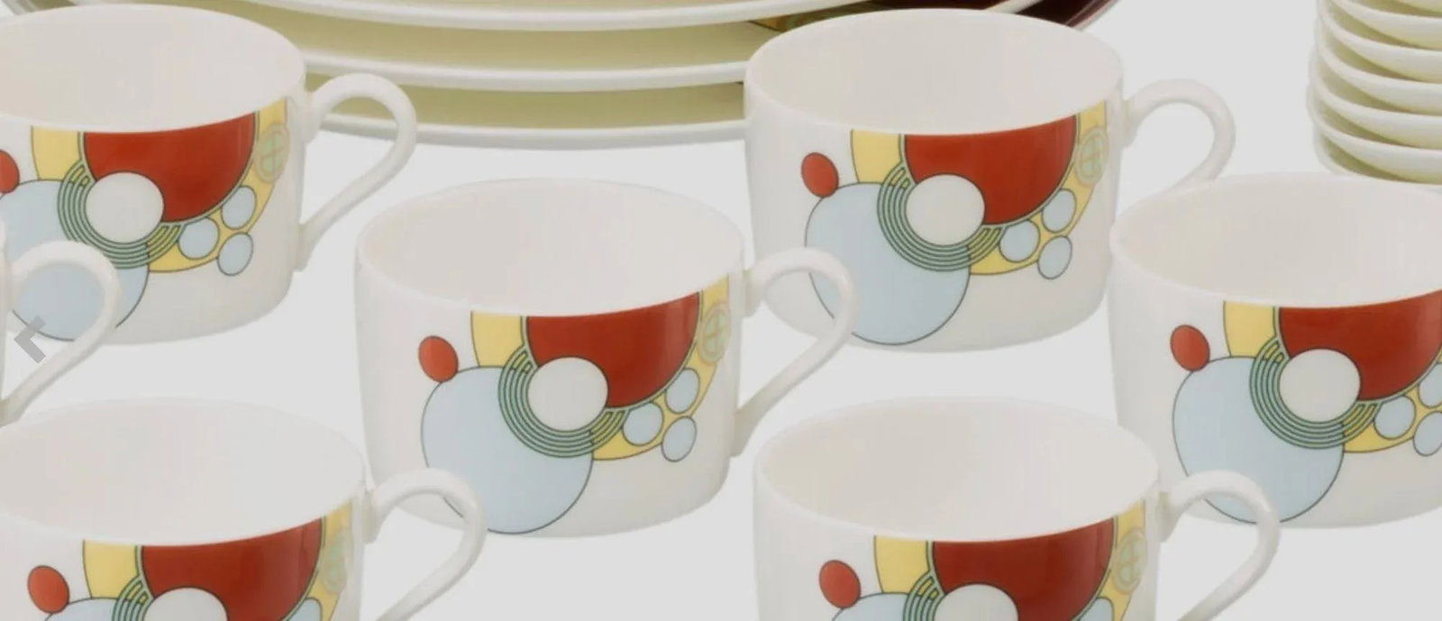Frank Lloyd Wright Imperial Hotel Dinnerware, Tokyo "” Designed Circa 1922- 64 Pieces - 2