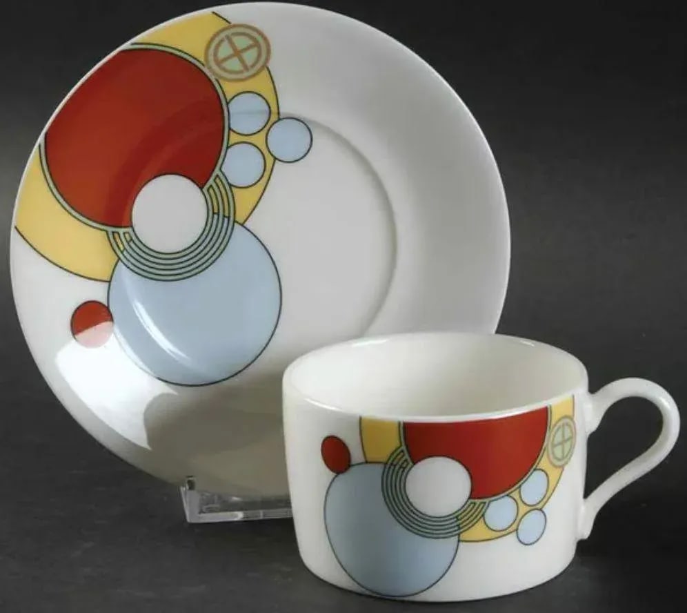 Frank Lloyd Wright Imperial Hotel Dinnerware, Tokyo "” Designed Circa 1922- 64 Pieces - 4