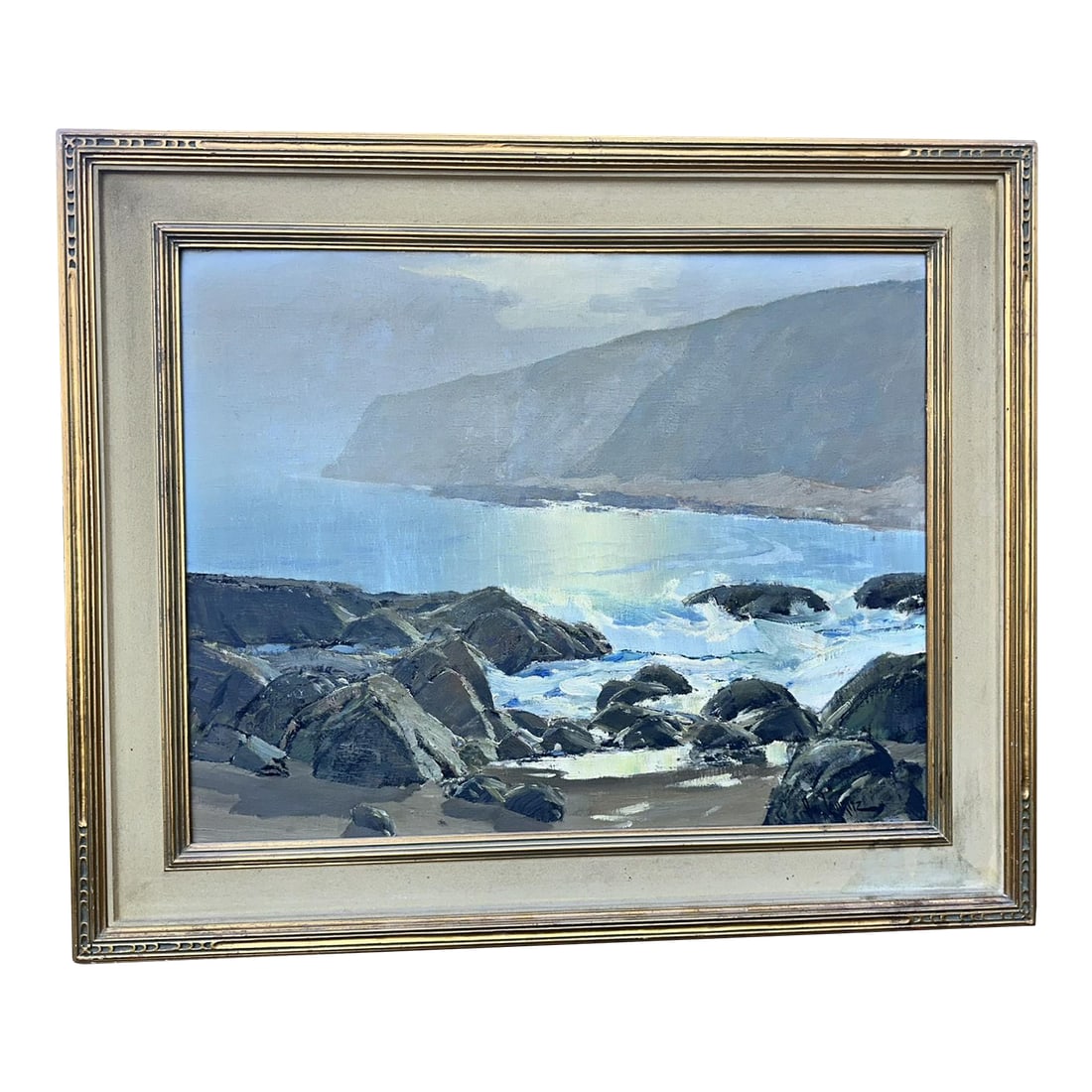 Mid 20th Century Paul Lauritz Ca. Original Oil Painting on Canvas. Palos Verdes, Ca., Framed (1 of 7)
