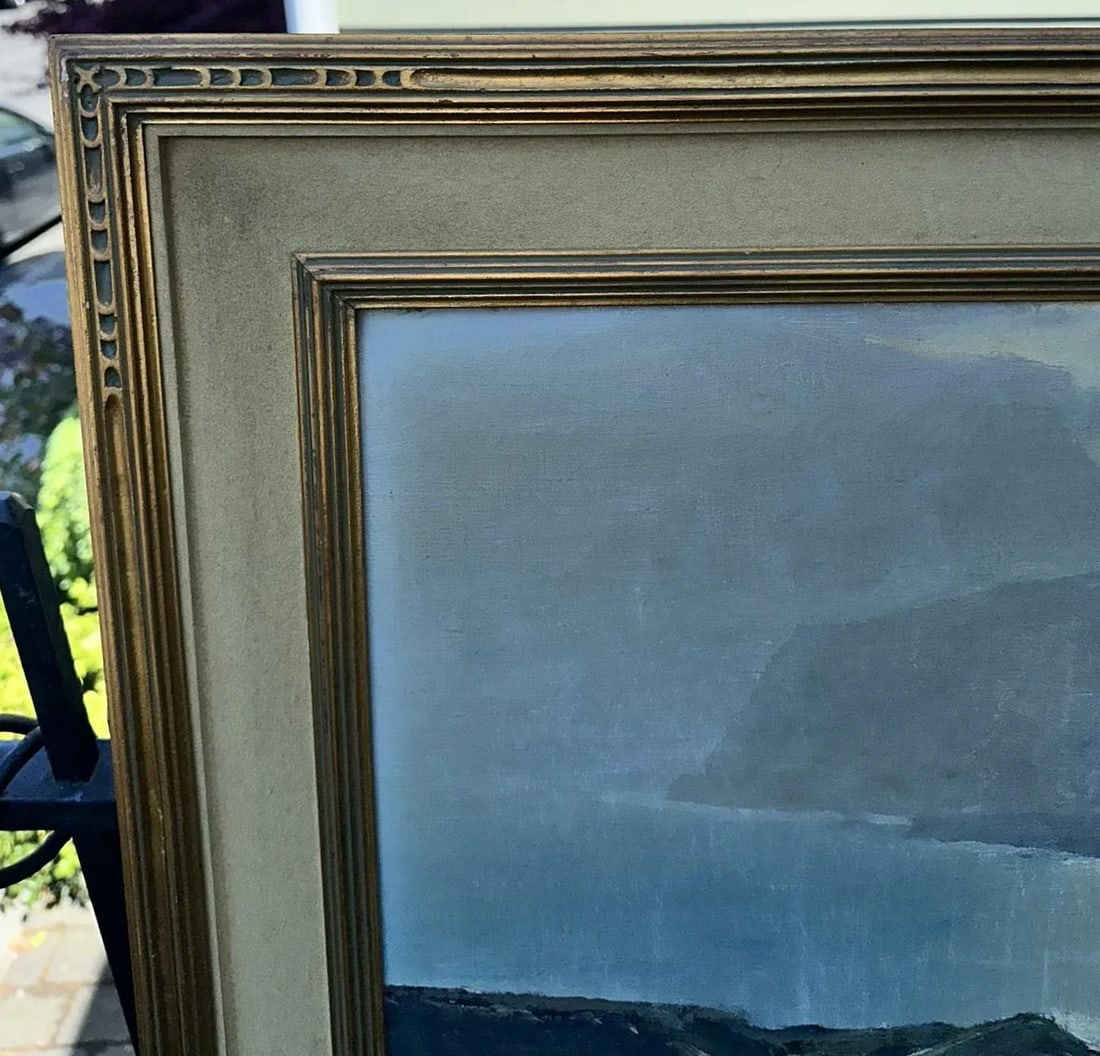Mid 20th Century Paul Lauritz Ca. Original Oil Painting on Canvas. Palos Verdes, Ca., Framed - 2
