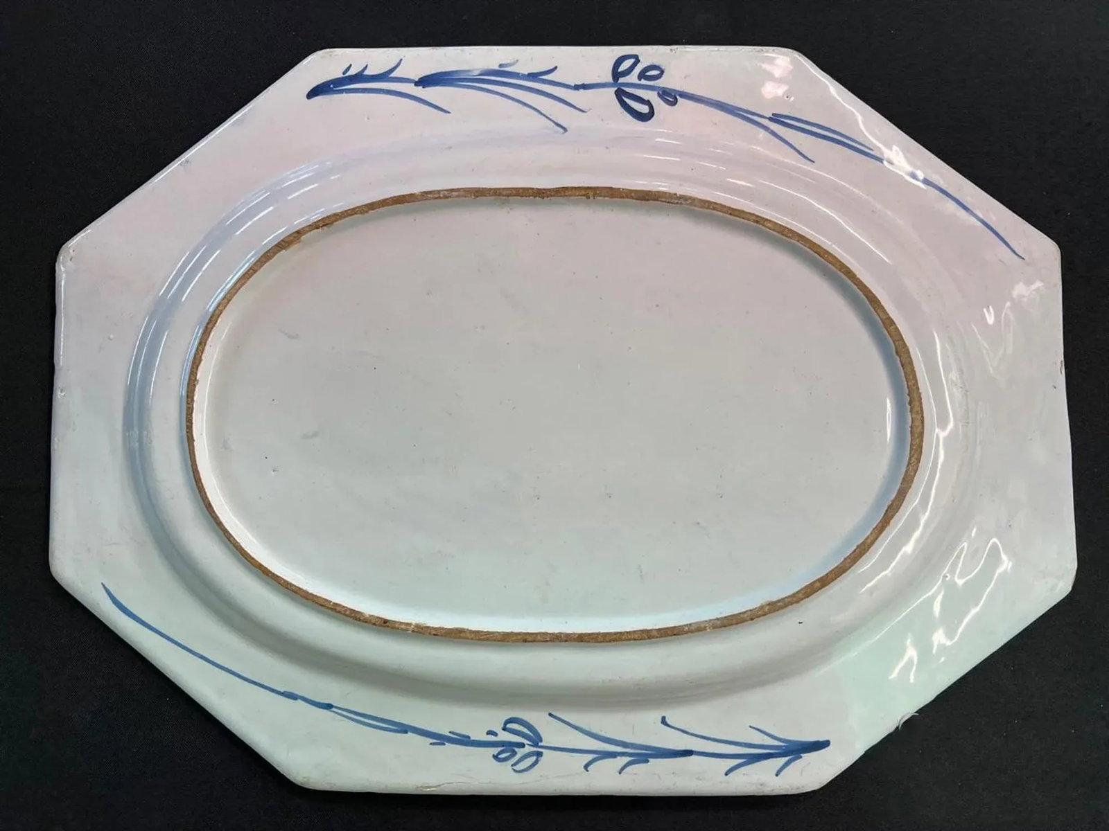Liverpool or Irish Delftware Chinoiserie Blue & White Dish - 6