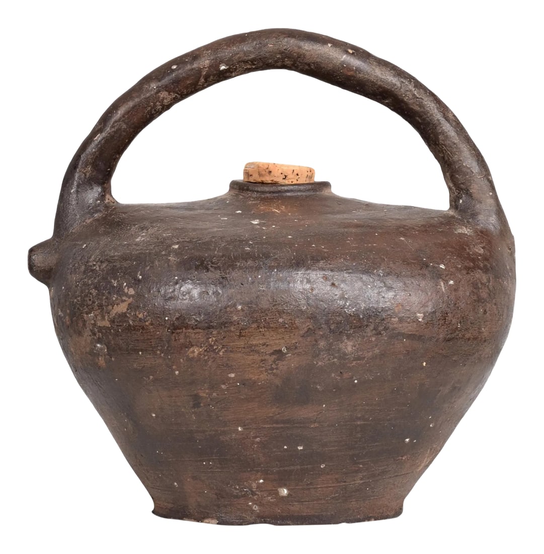 19th Century French Pottery Handmade Antique Jug Vessel (1 of 12)