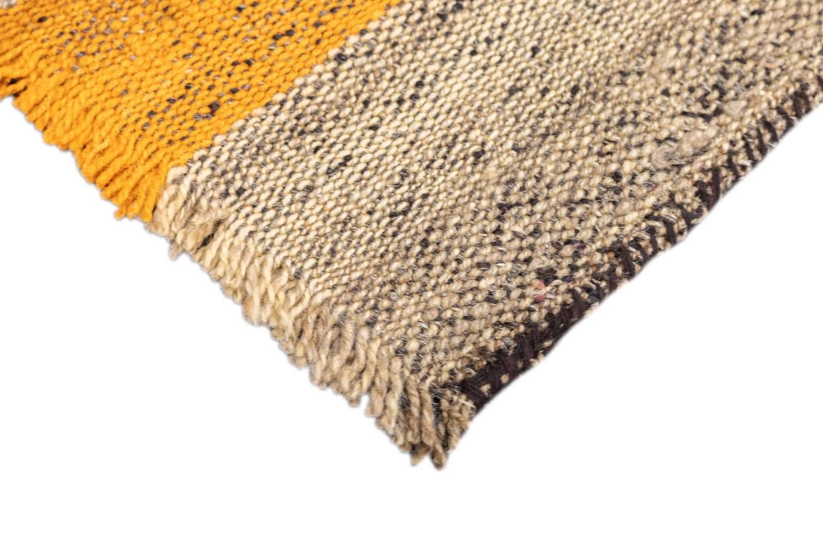 Antique Handwoven Gabbeh Palas Textile Art - 2