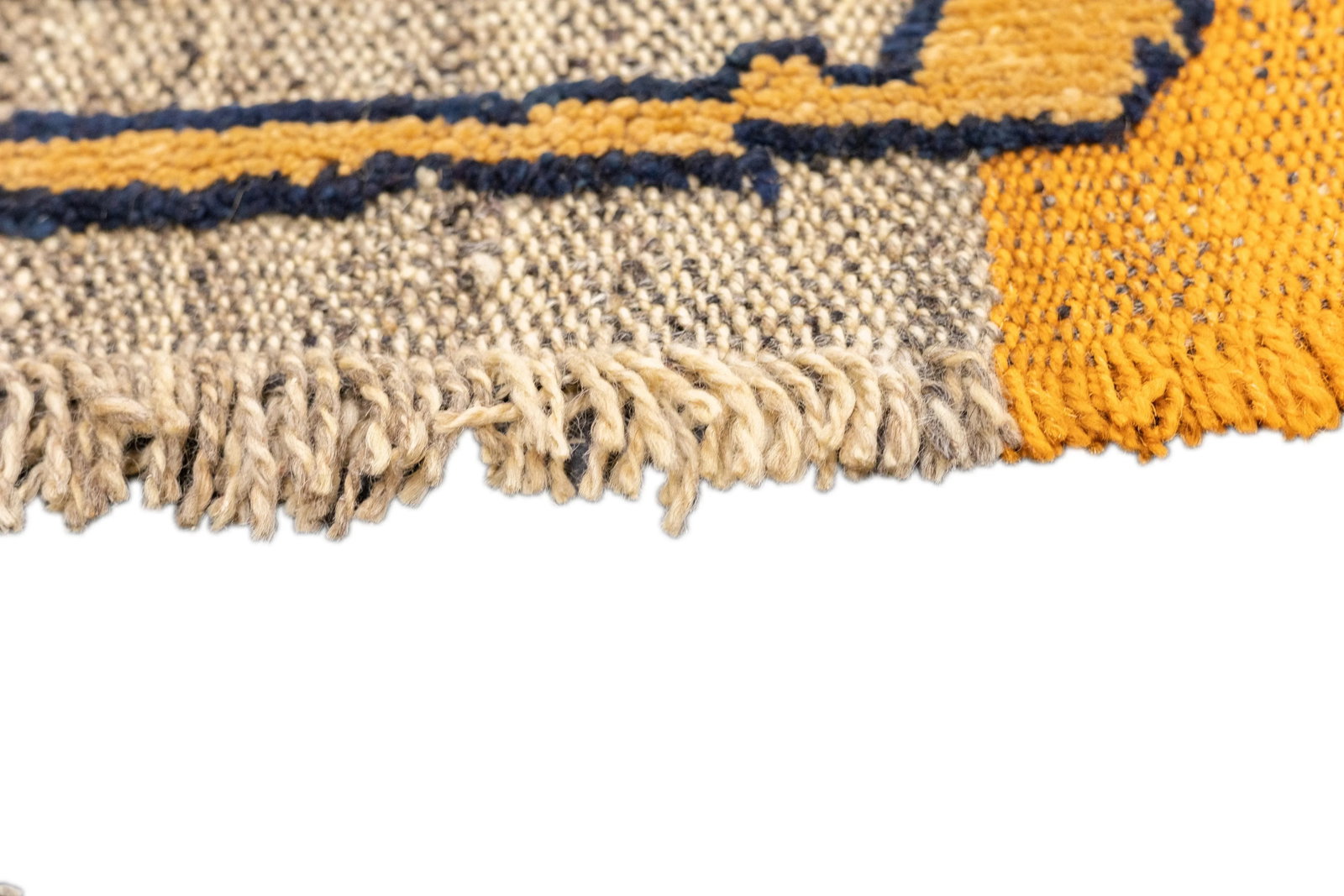 Antique Handwoven Gabbeh Palas Textile Art - 7
