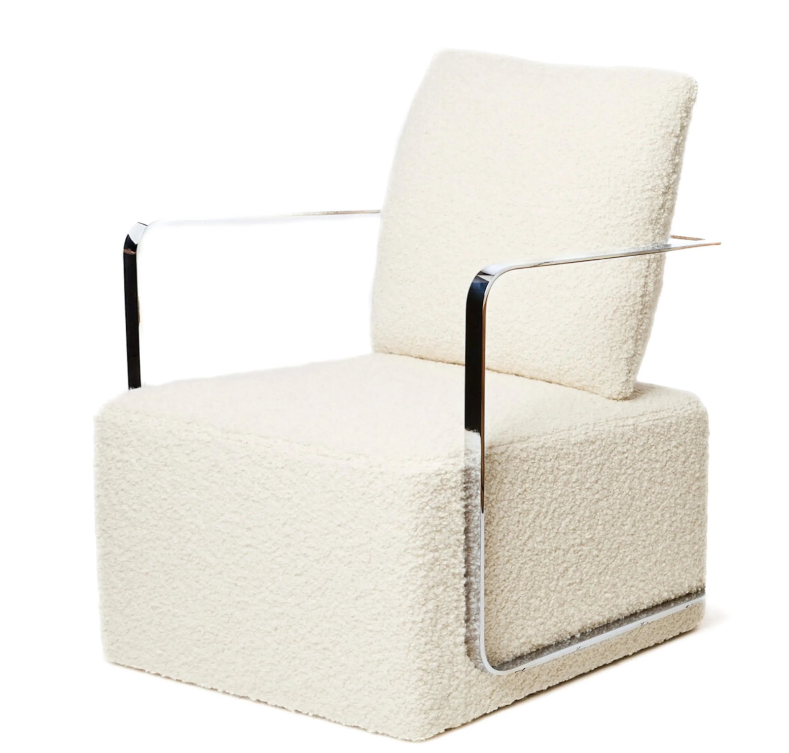 Silla Armchair, Lazzarini & Pickering, Marta Sala Editions, Polished Stainless - 2