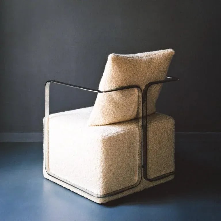 Silla Armchair, Lazzarini & Pickering, Marta Sala Editions, Polished Stainless - 6