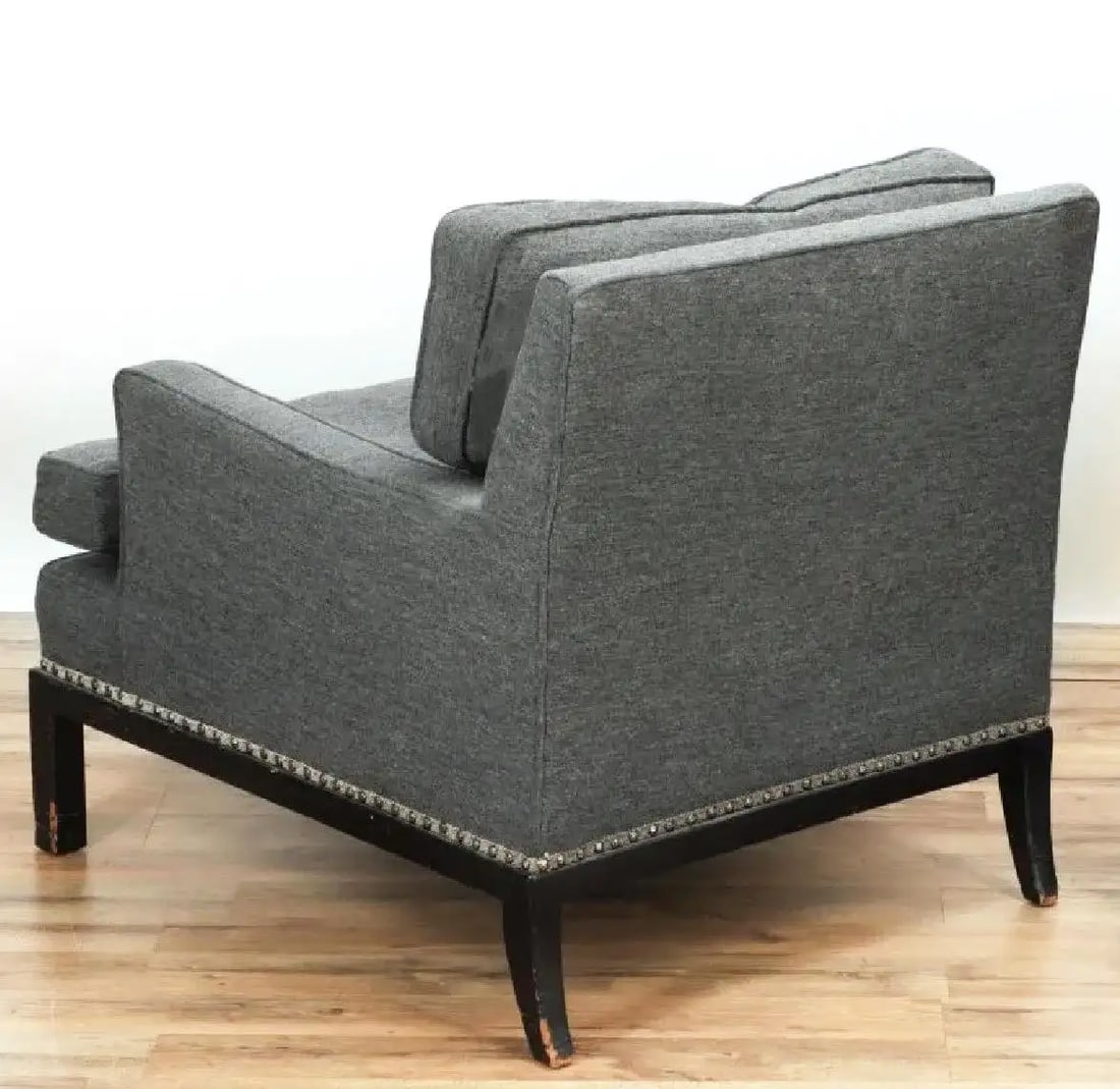 Tommi Parzinger Originals Modern Armchair and Ottoman, Club Chair, 1958 - 3