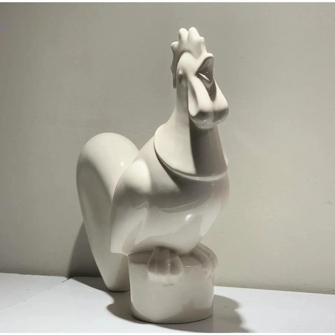Waylande Gregory Art Deco Ceramic Rooster Sculpture, Glazed, 1940s, Usa - 2