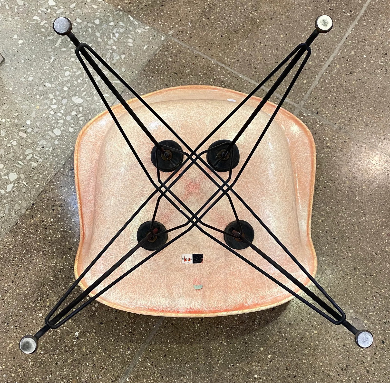 Charles & Ray Eames Dar Eiffel Rope Edge Chair, 1st Generation, 1950 - 3