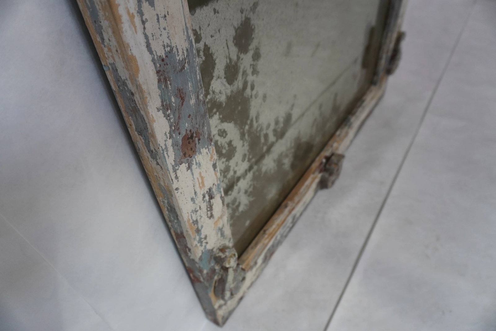 French Painted and Parcel Gilt Mirror - 12