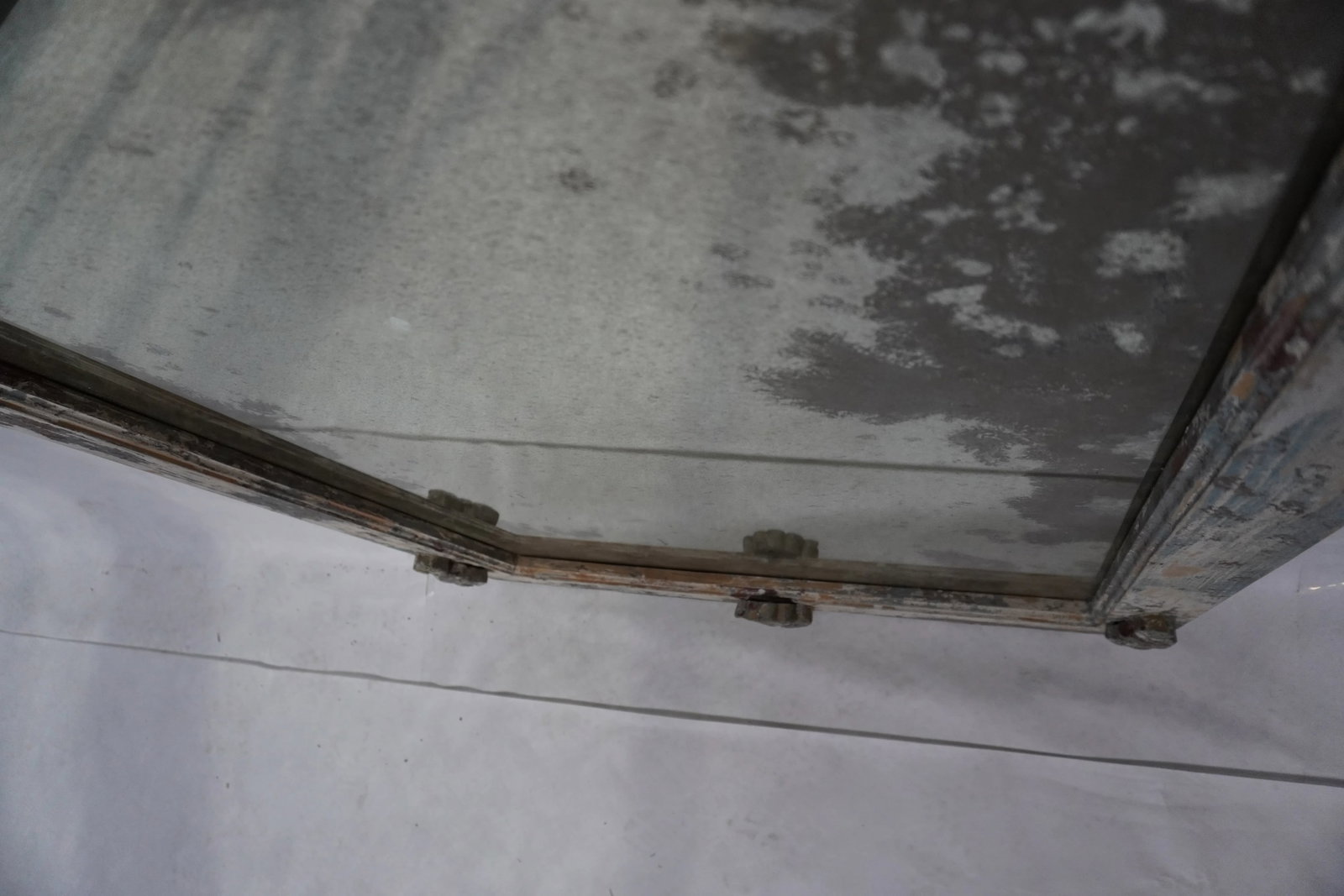 French Painted and Parcel Gilt Mirror - 15