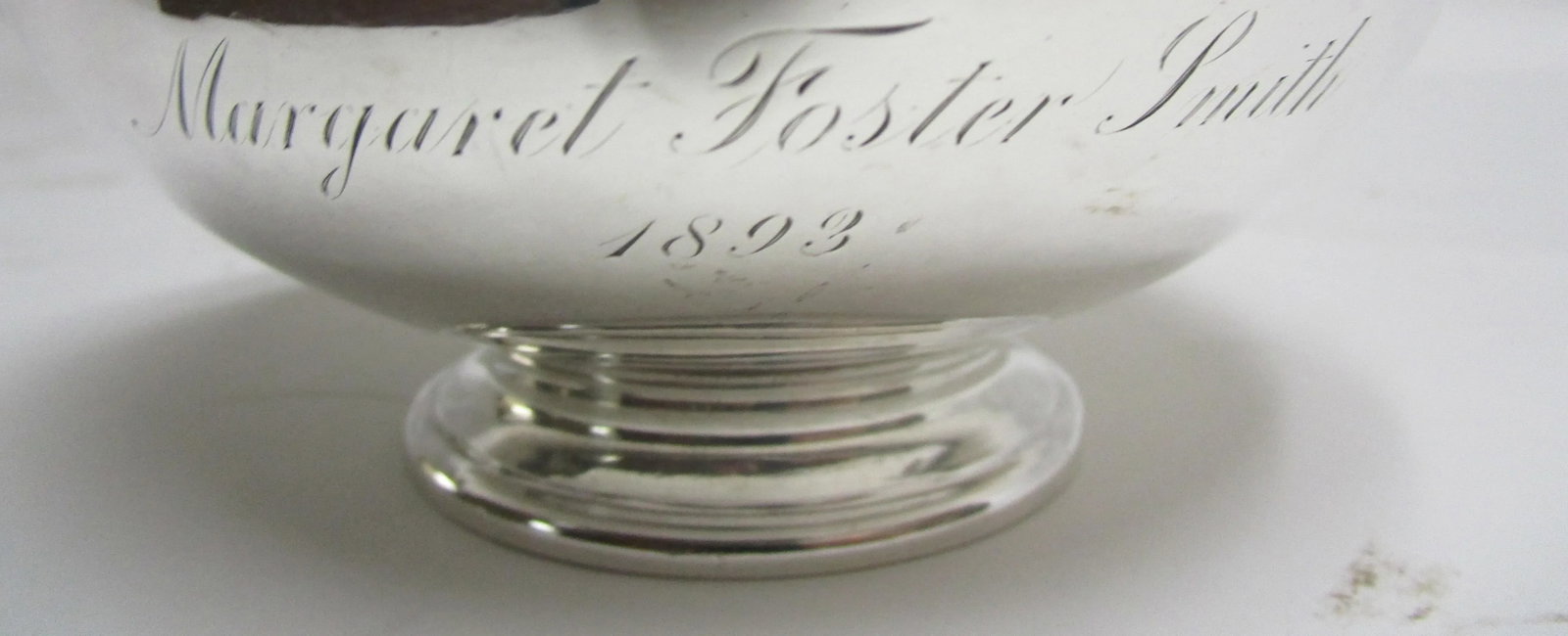 19th Century Signed Tiffany Vine Pattern Sterling Silver Bowl - 3
