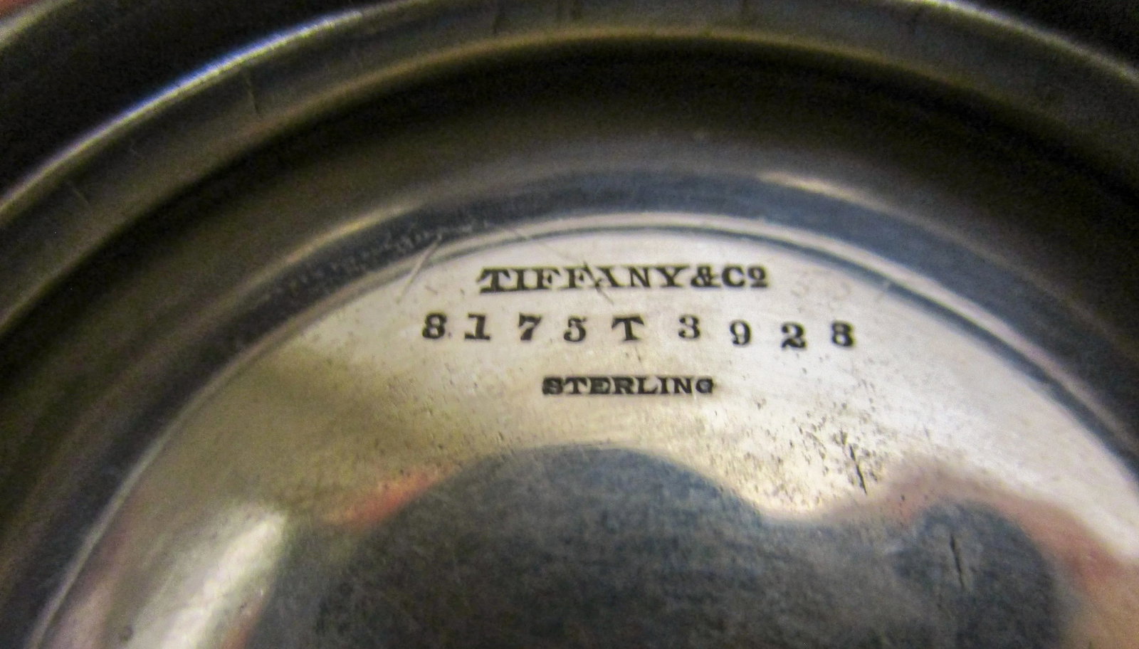 19th Century Signed Tiffany Vine Pattern Sterling Silver Bowl - 8