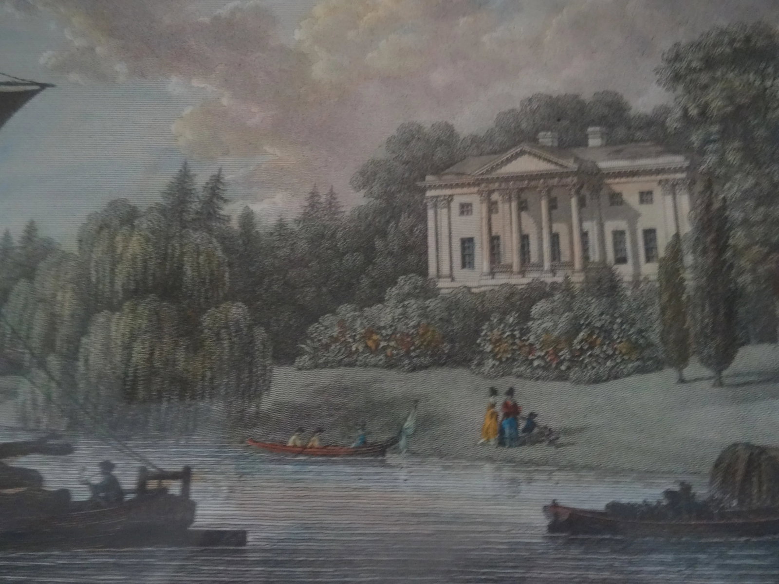 Late 20th Century Vintage Color Lithograph in Custom Frame - 4