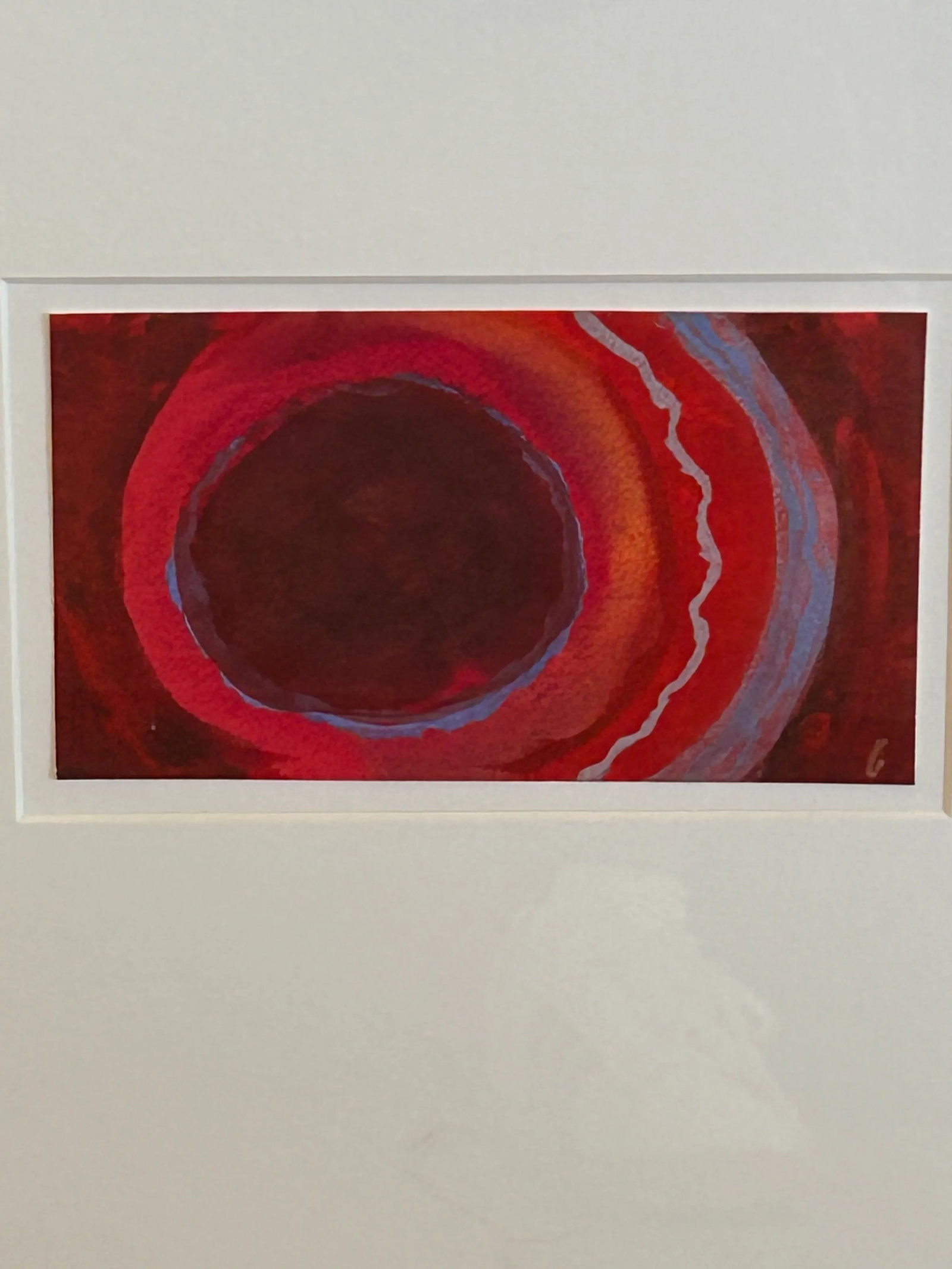 Framed Abstract Pastels by Thomas George -Set of 3 - 2