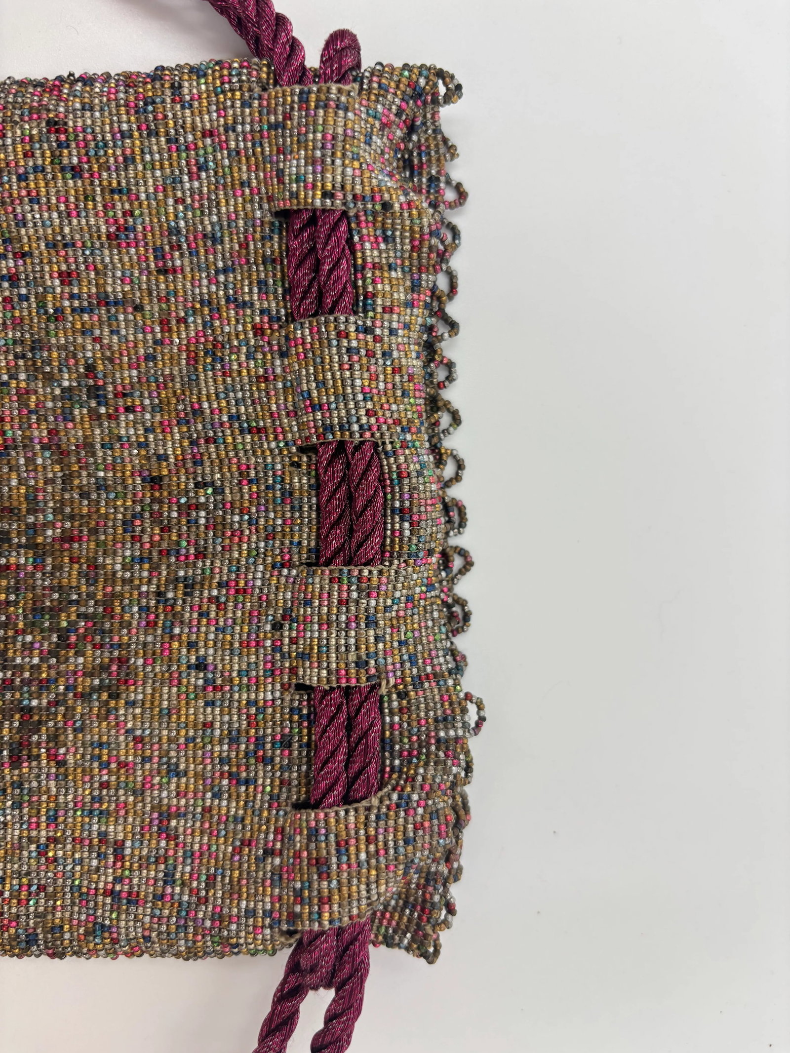 Mid 20th Century Purple Multicolor Purse - 4