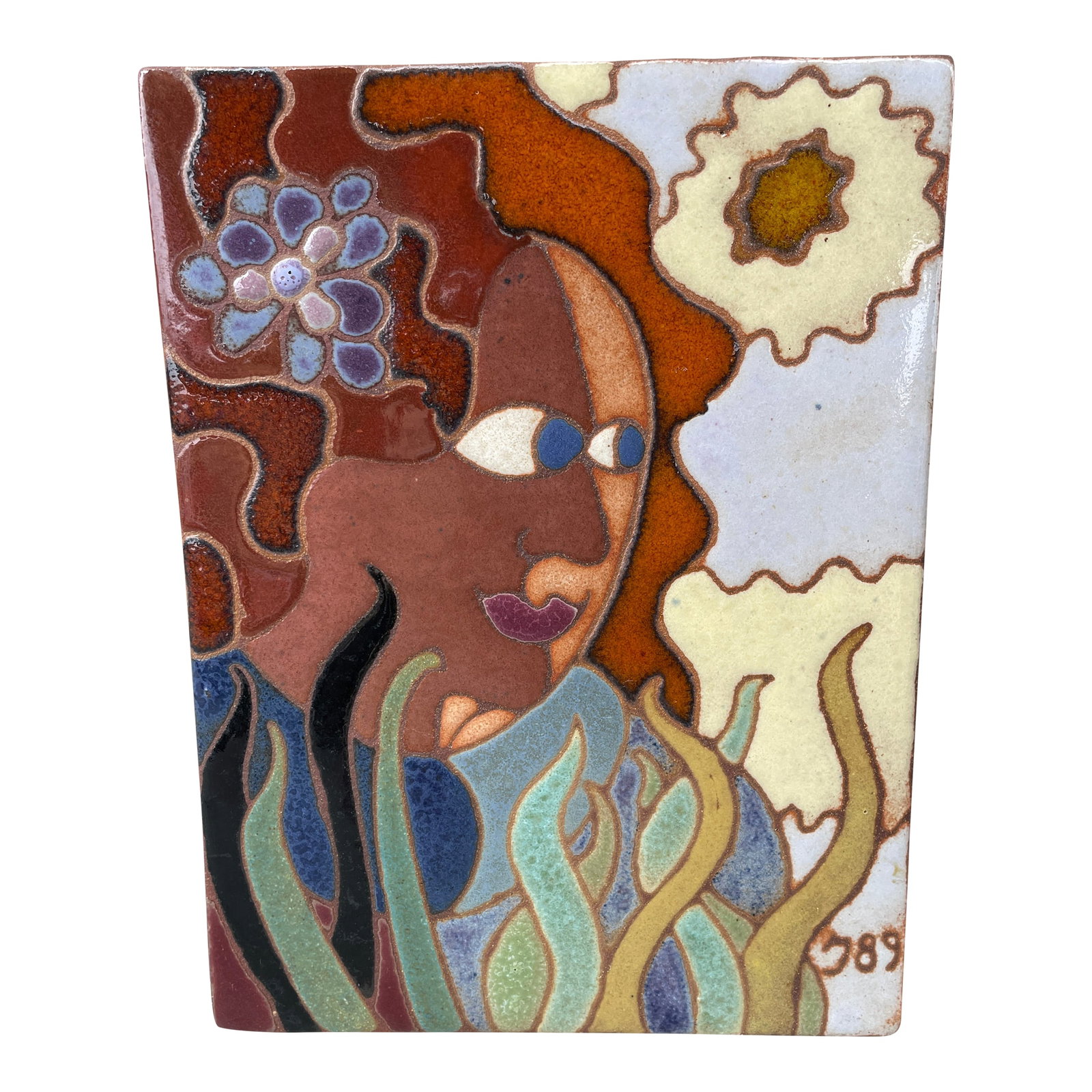 1980s "Bonita" Ceramic Mosaic by Guillermo Wagner Granizo (1 of 6)