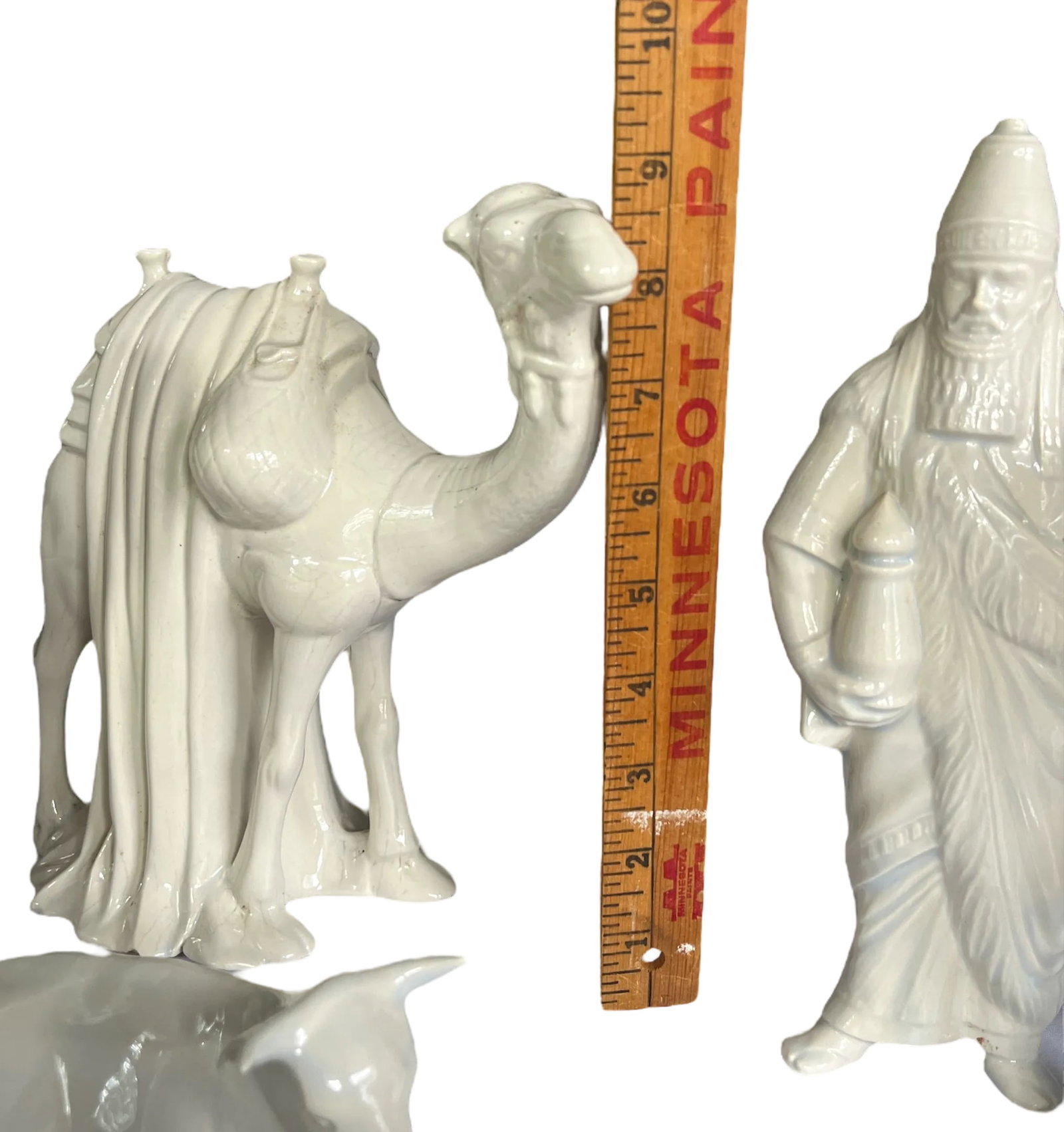 Vintage White Porcelain Nativity Scene Set – 10 Pieces - 6