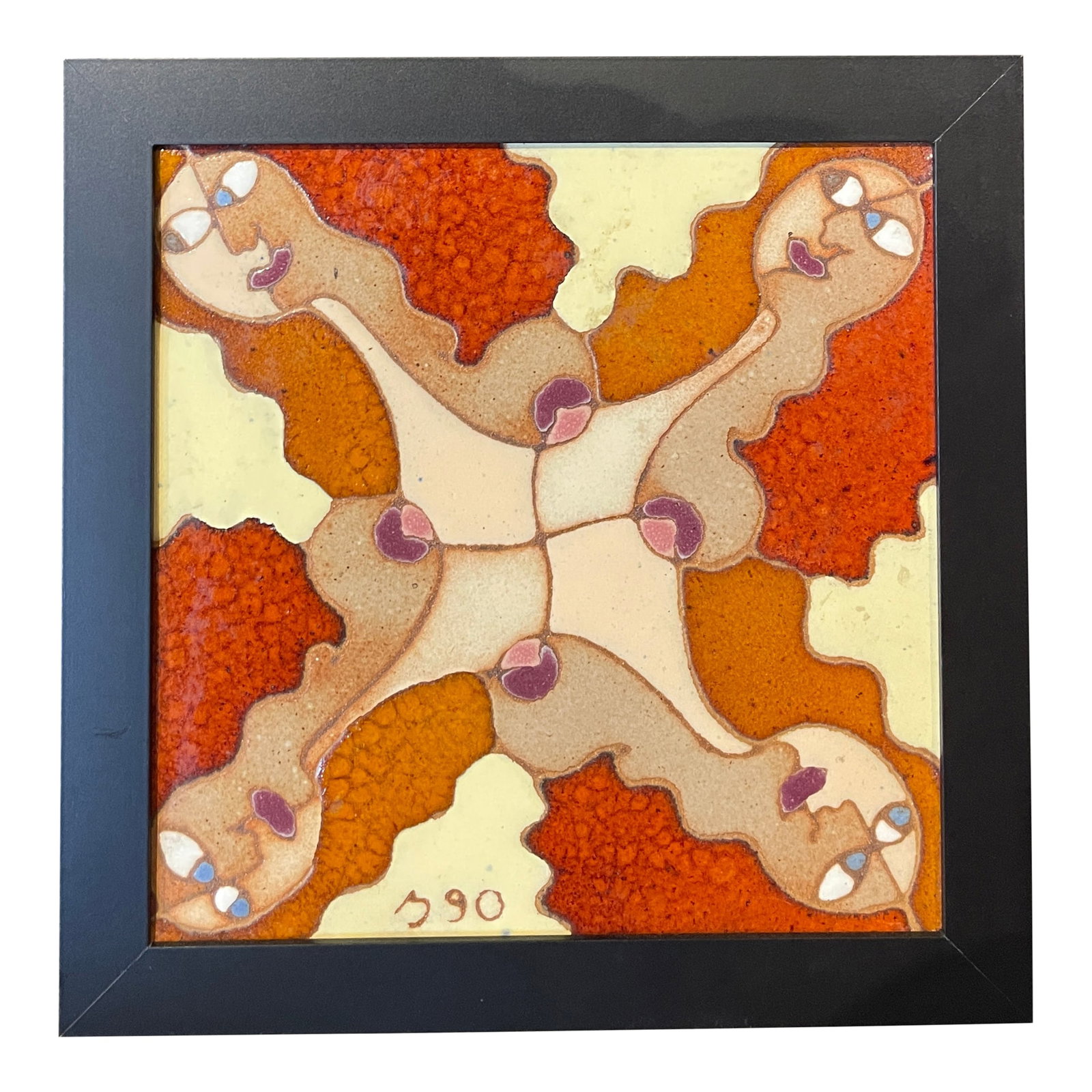 1990s "Quattro Femmes" Mosaic Sculpture by Guillermo Wagner Granizo (1 of 6)