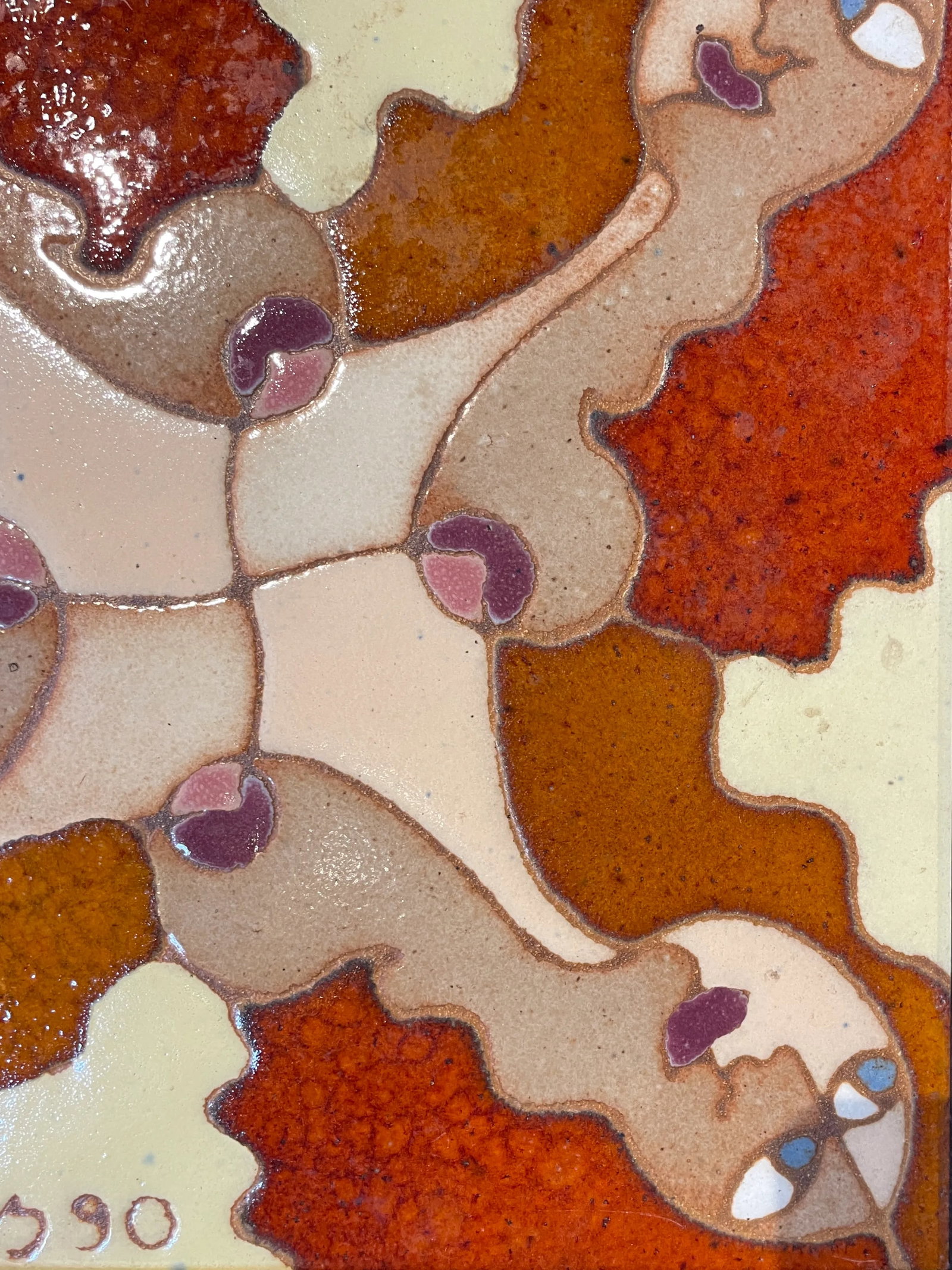 1990s "Quattro Femmes" Mosaic Sculpture by Guillermo Wagner Granizo - 5