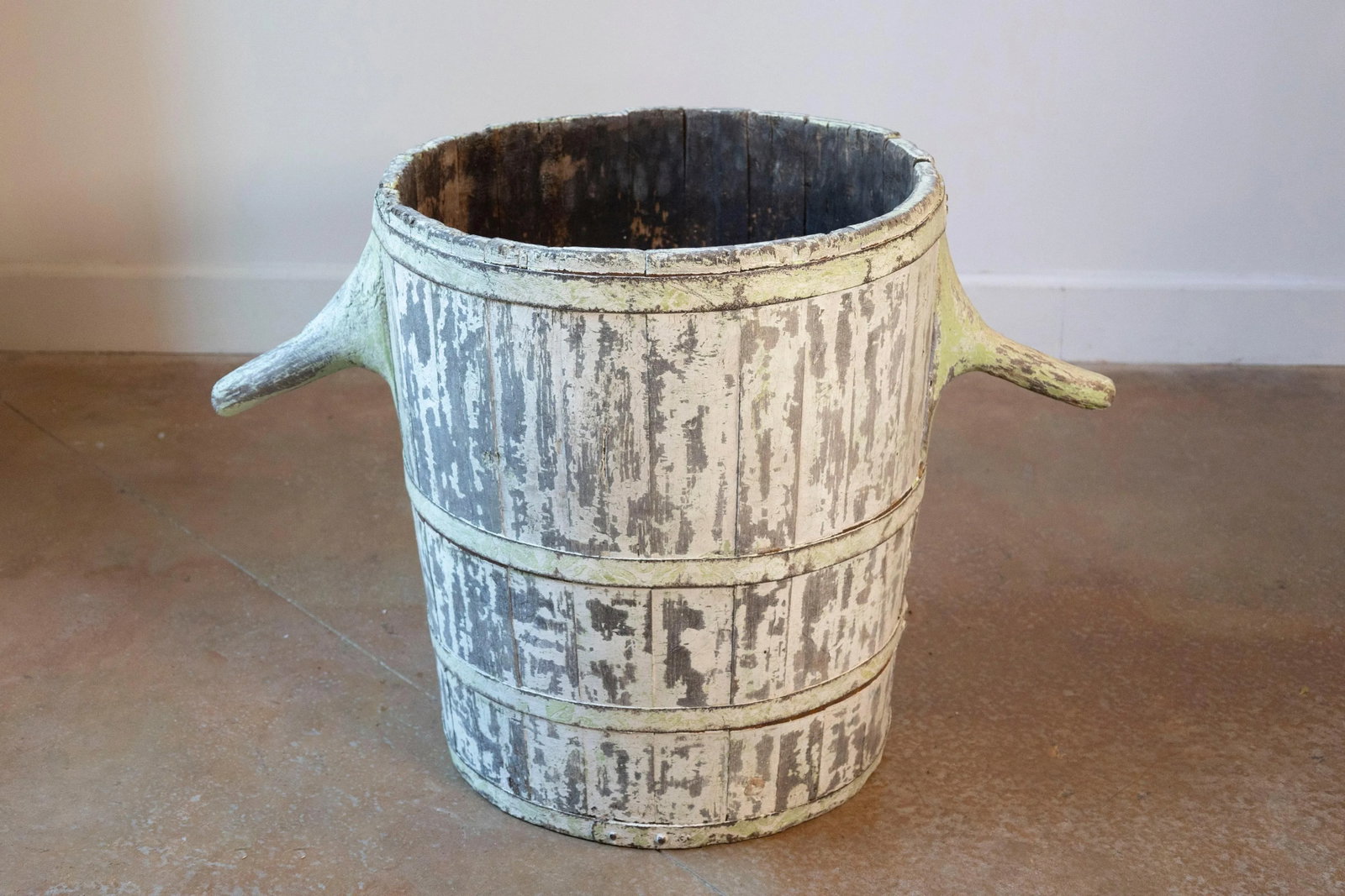 19th century French grape harvesting hod - 2