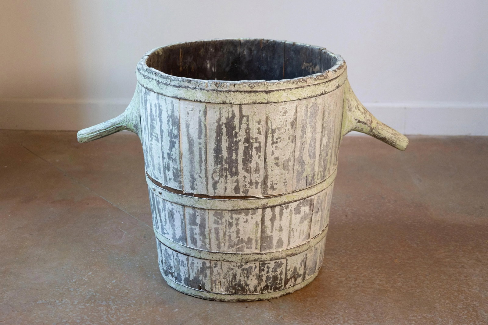 19th century French grape harvesting hod - 5