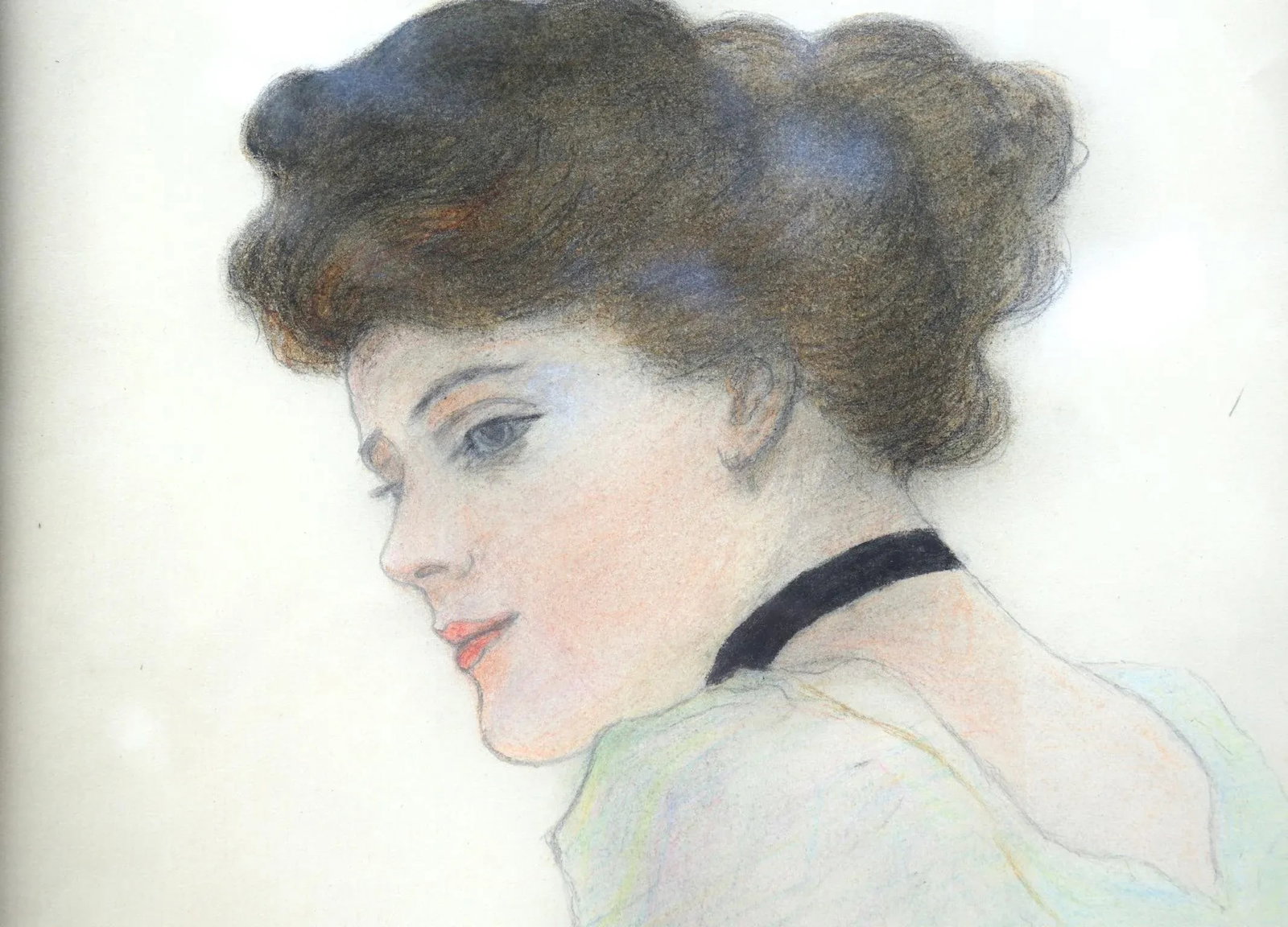 Group of 4 w.c. Vincent Watercolor Portraits - 13