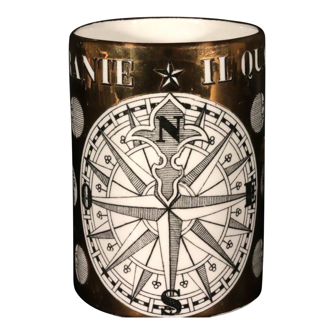 Piero Fornasetti "Il Quadrante" Ceramic Beer Stein (1 of 7)