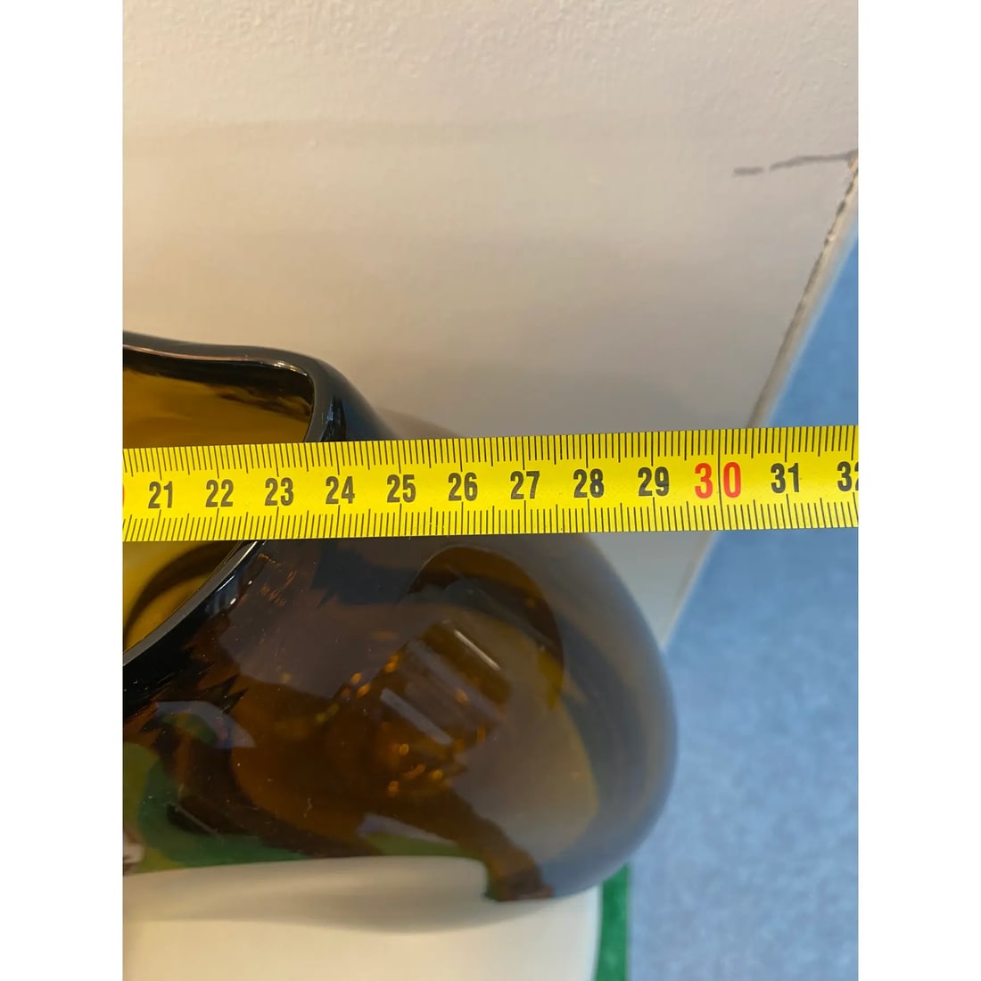 Italian Unique Artistic Murano Glass Vases Amber/Fume' - 2