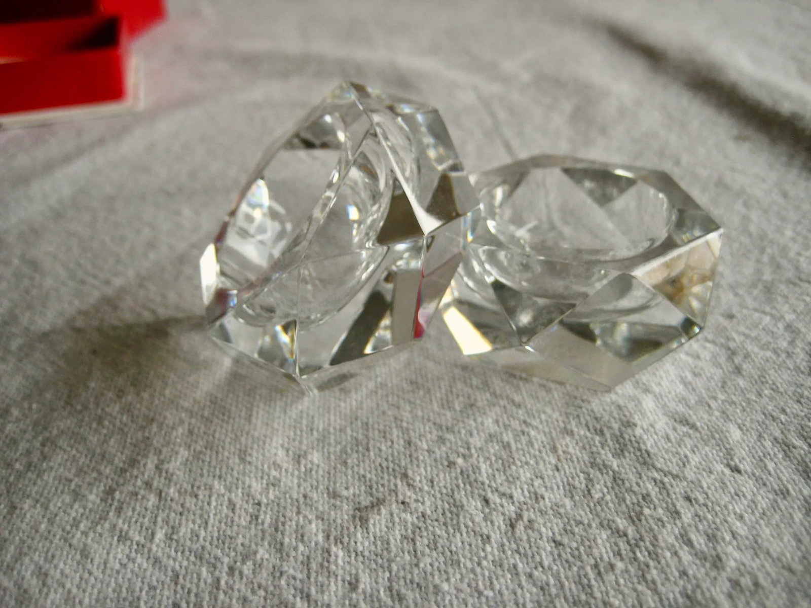 1970s French Mid-Century Modern Baccarat Crystal Salt and Pepper Set - 3