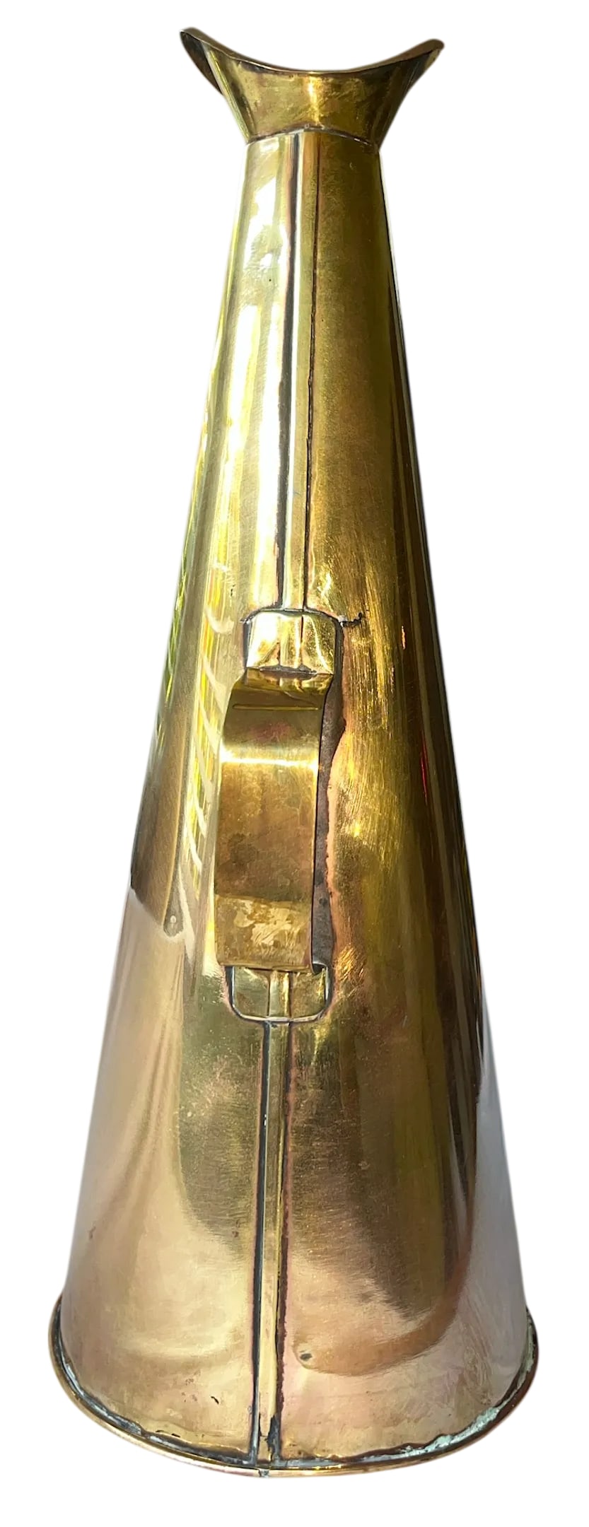 Antique Early 20th Century Brass Nautical Megaphone - 4