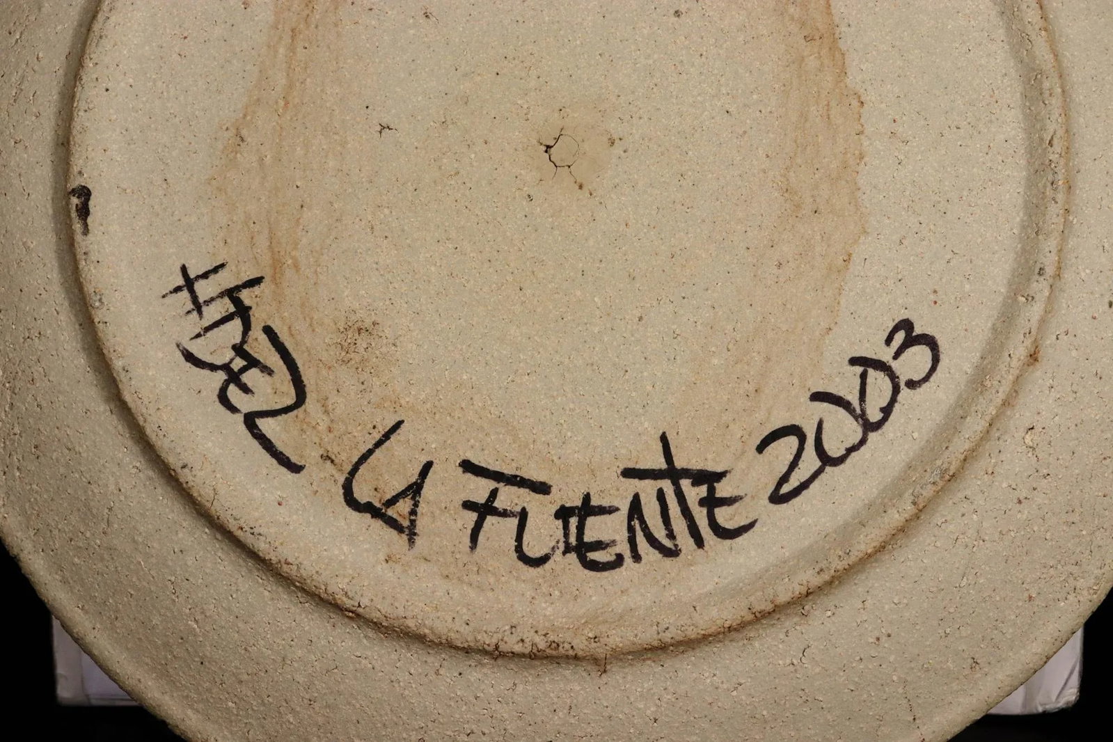 Studio Pottery Double Fish Dish, Dated 2003 - 7