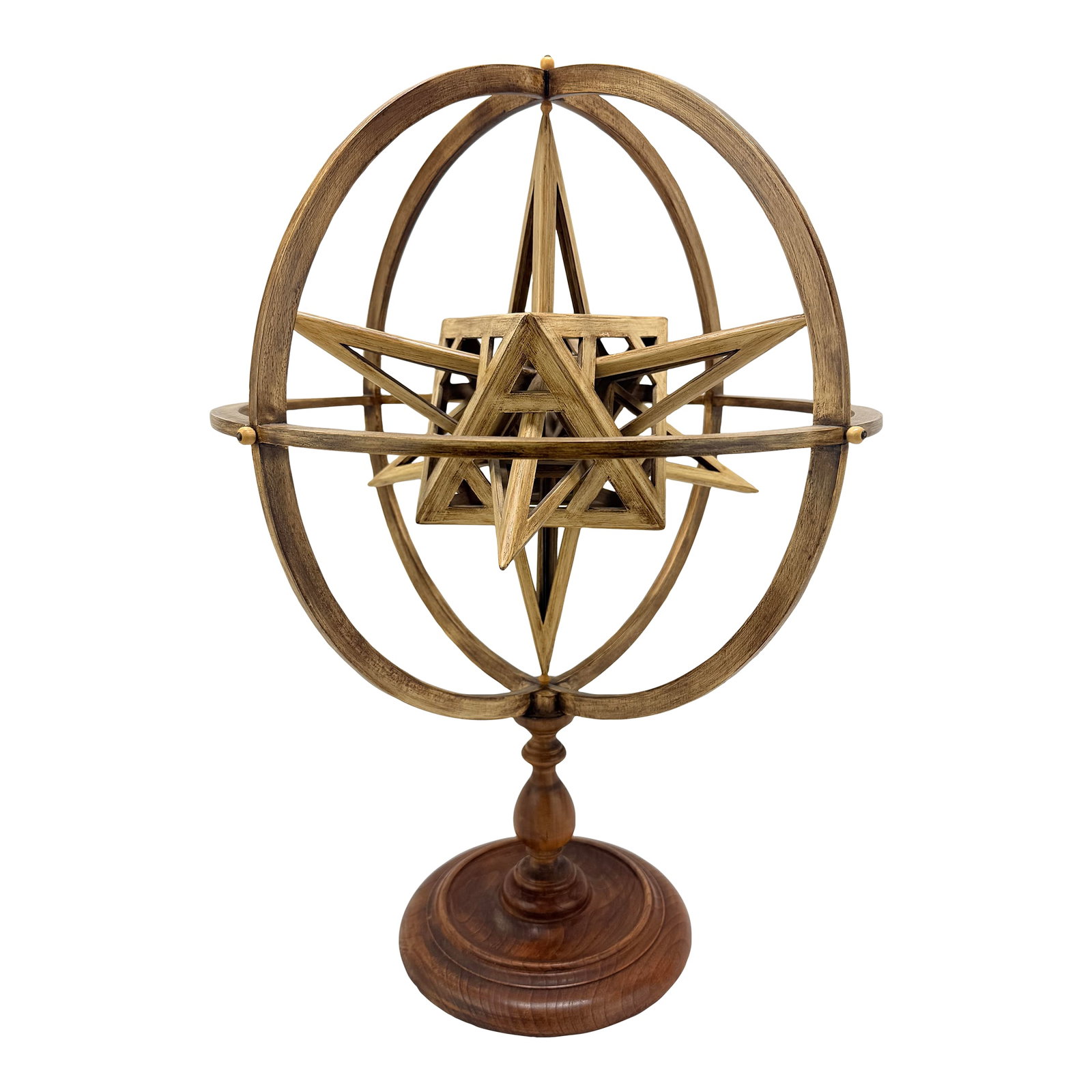 Jean-Marie Malzieu (B. 1948), Rotating Armillary Sphere Sculpture (1 of 9)