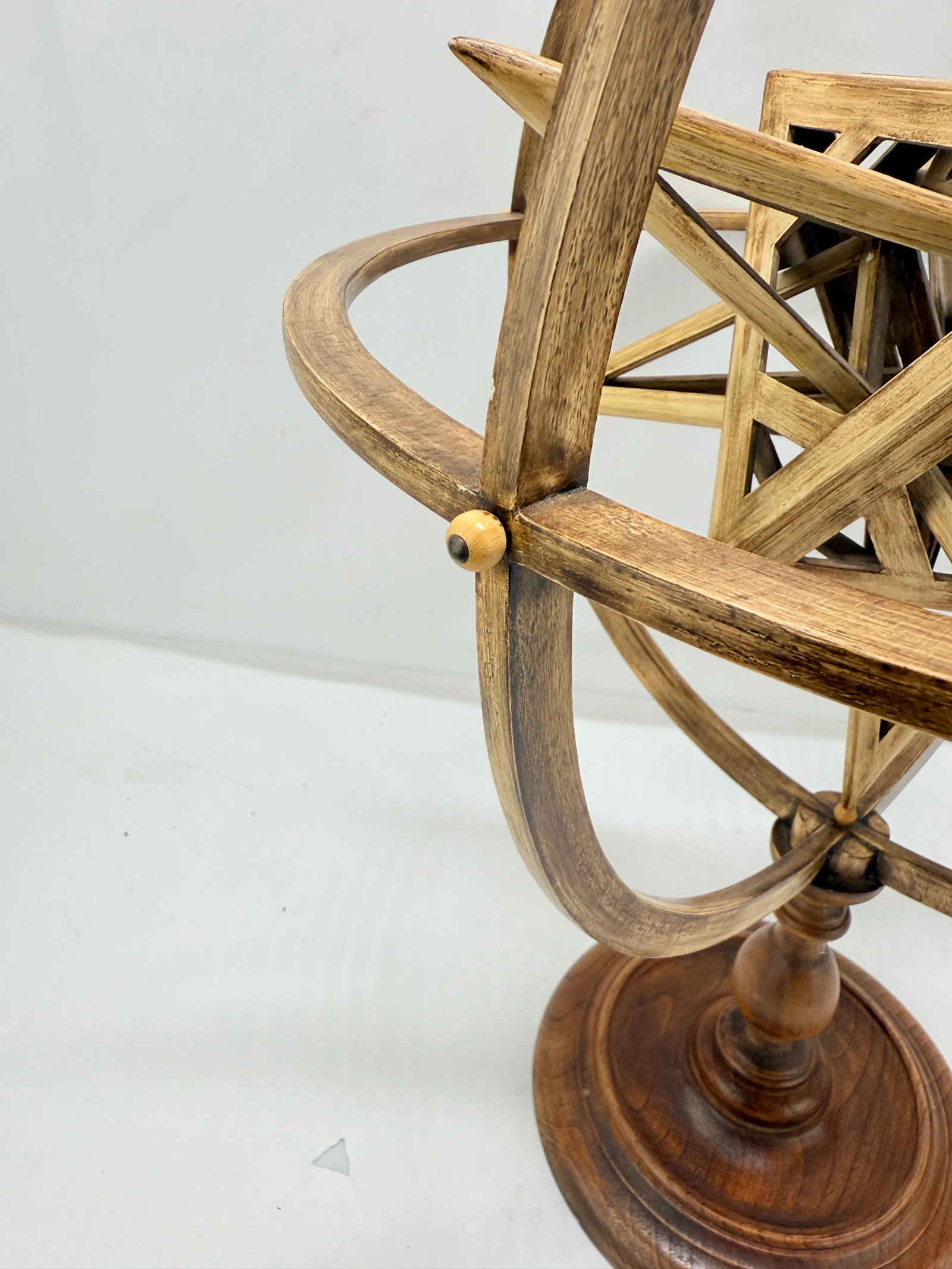 Jean-Marie Malzieu (B. 1948), Rotating Armillary Sphere Sculpture - 2