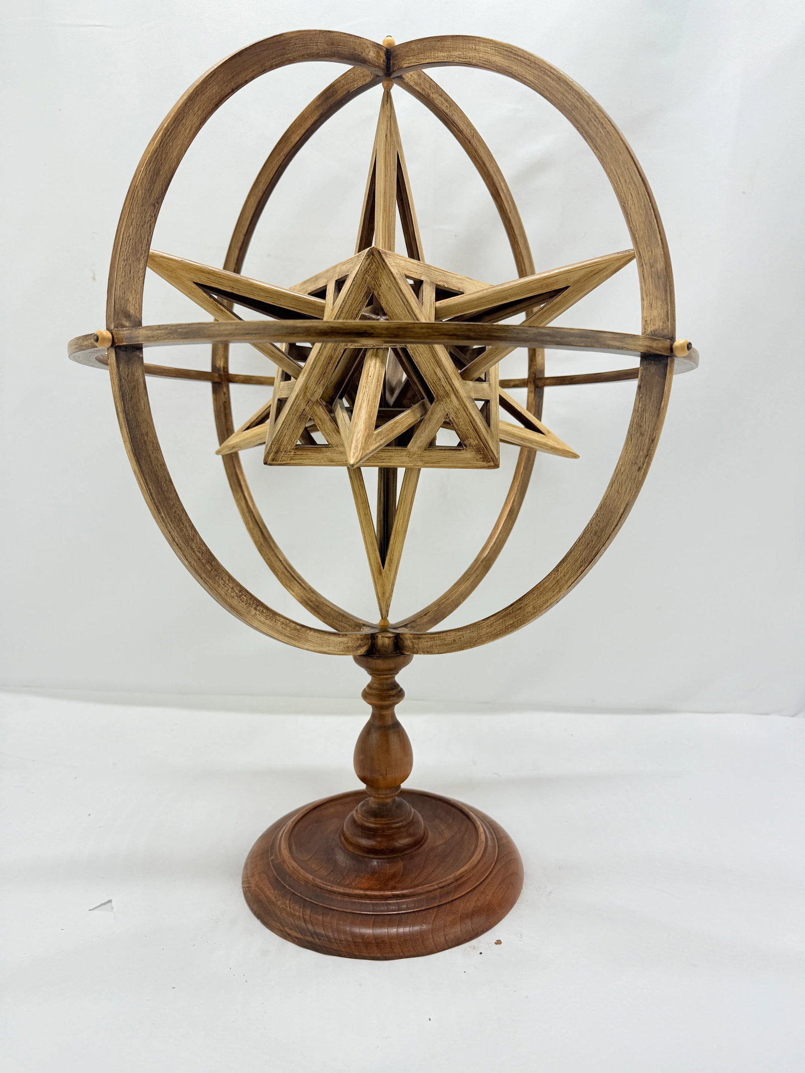 Jean-Marie Malzieu (B. 1948), Rotating Armillary Sphere Sculpture - 5