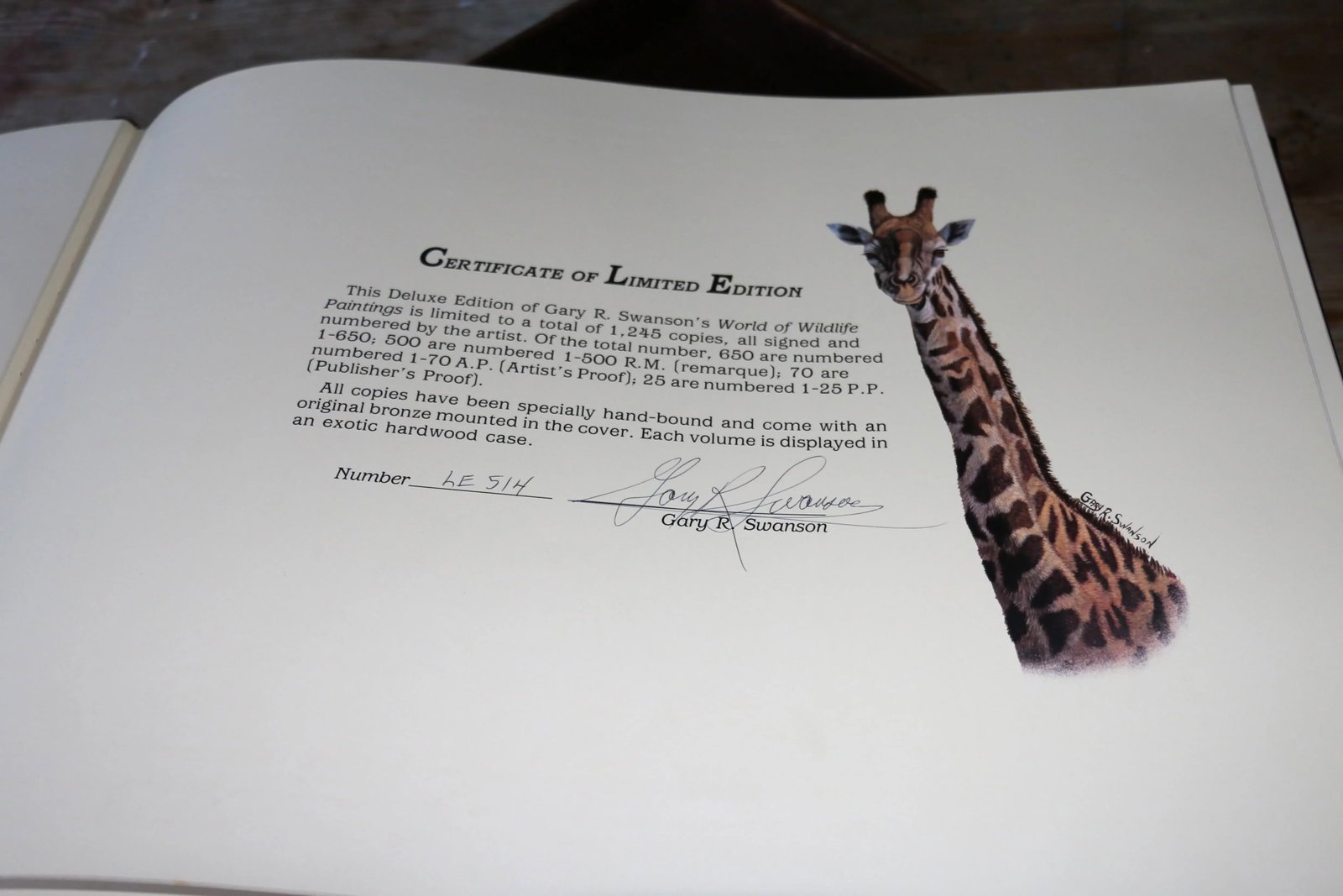 Vintage Collectible Book "World of Wildlife Paintings""” Limited Edition, 1986 - 9