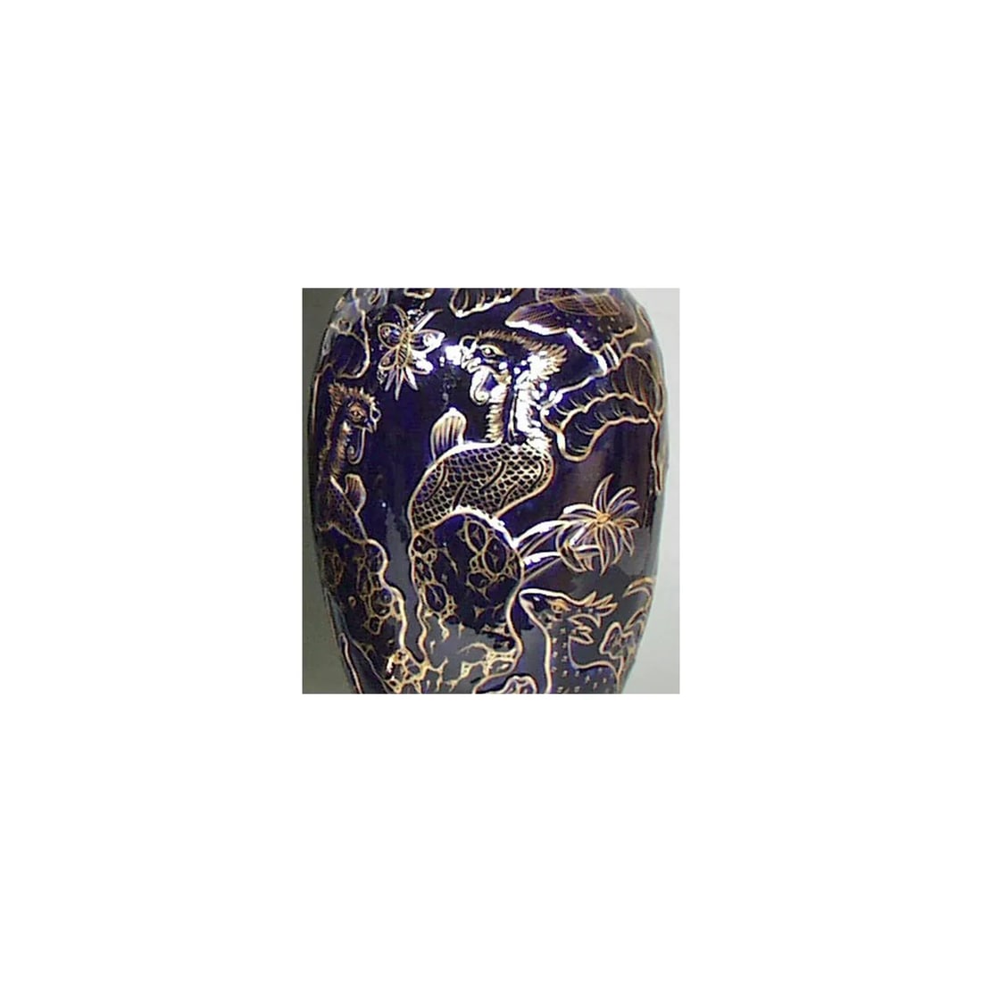 Mason's Ironstone Chinoiserie Mazarine Blue Vase - 3