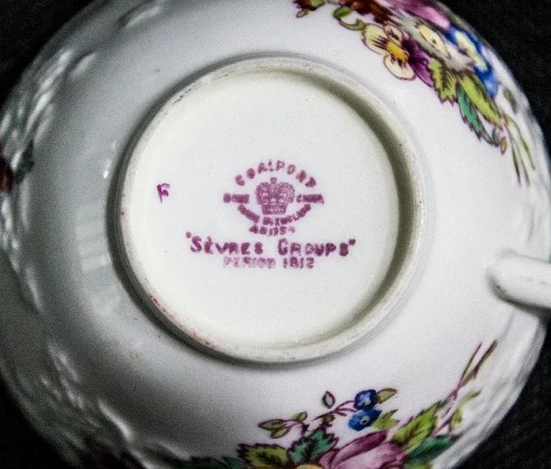 1920s Coalport Sevres Group English Porcelain China - Set of 16 - 4